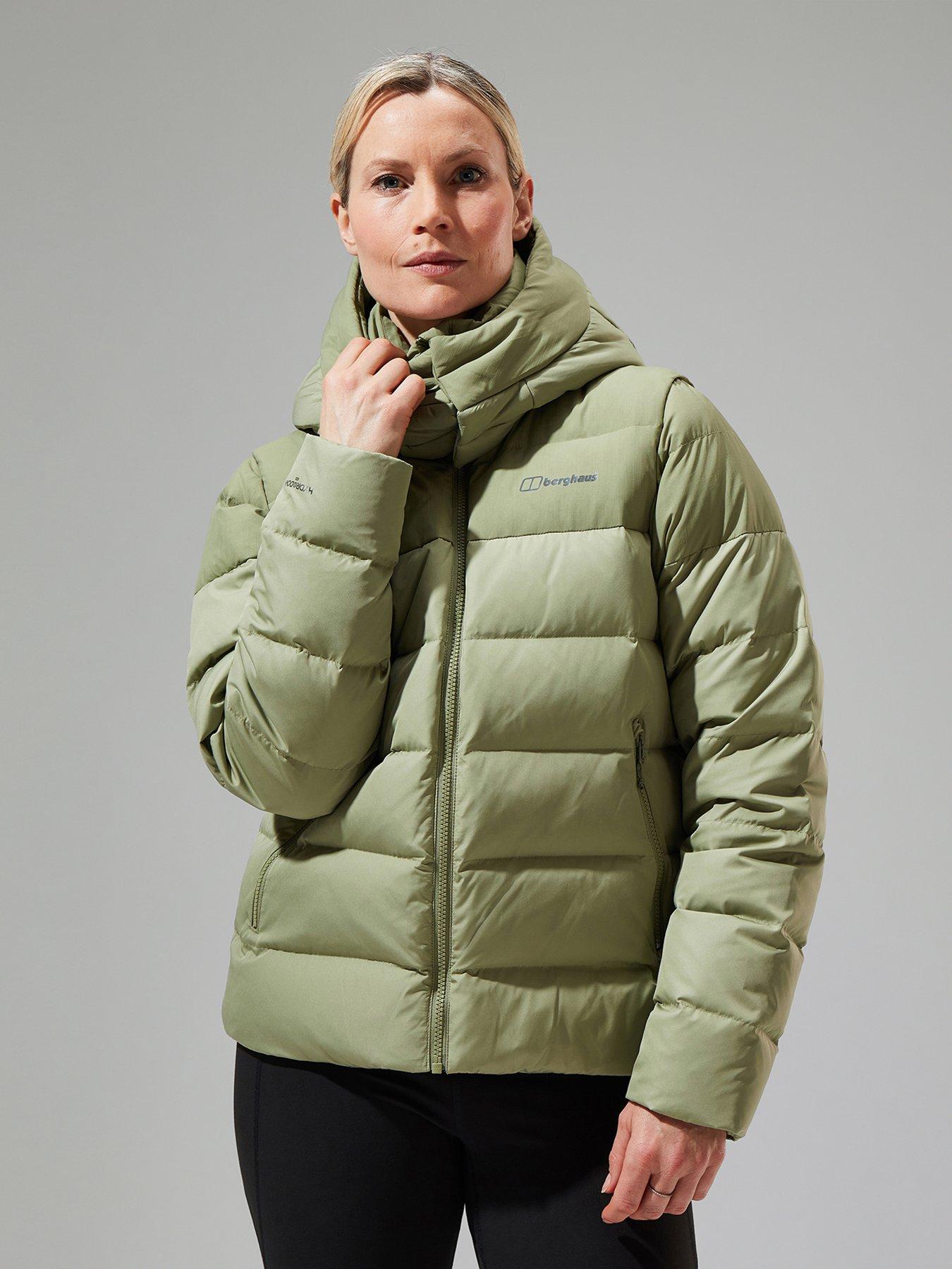 undefined Womens Embo 4in1 Down Jacket - Green