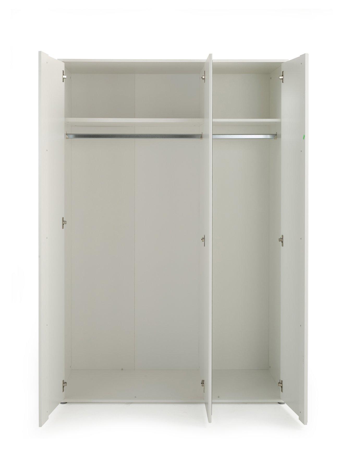 Image 5 of 6 of The Very Collection Lisson 3 Piece Package - 3 Door Wardrobe, 5 Drawer Chest and 2 Drawer&nbsp;Bedside Chest&nbsp;- FSC&reg; Certified