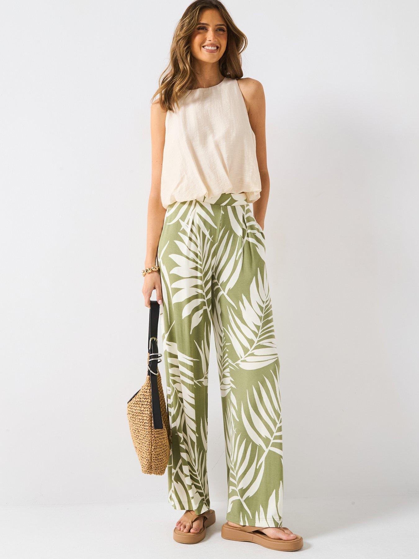 Image 5 of 5 of Everyday High Waisted Wide Leg Trouser - Print