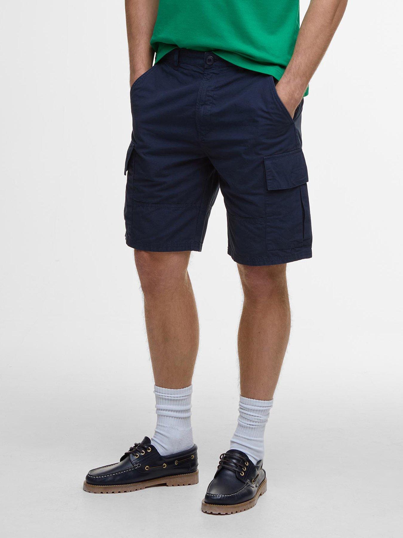 Barbour Ripstop Cargo Shorts, Navy, Size 2Xl, Men