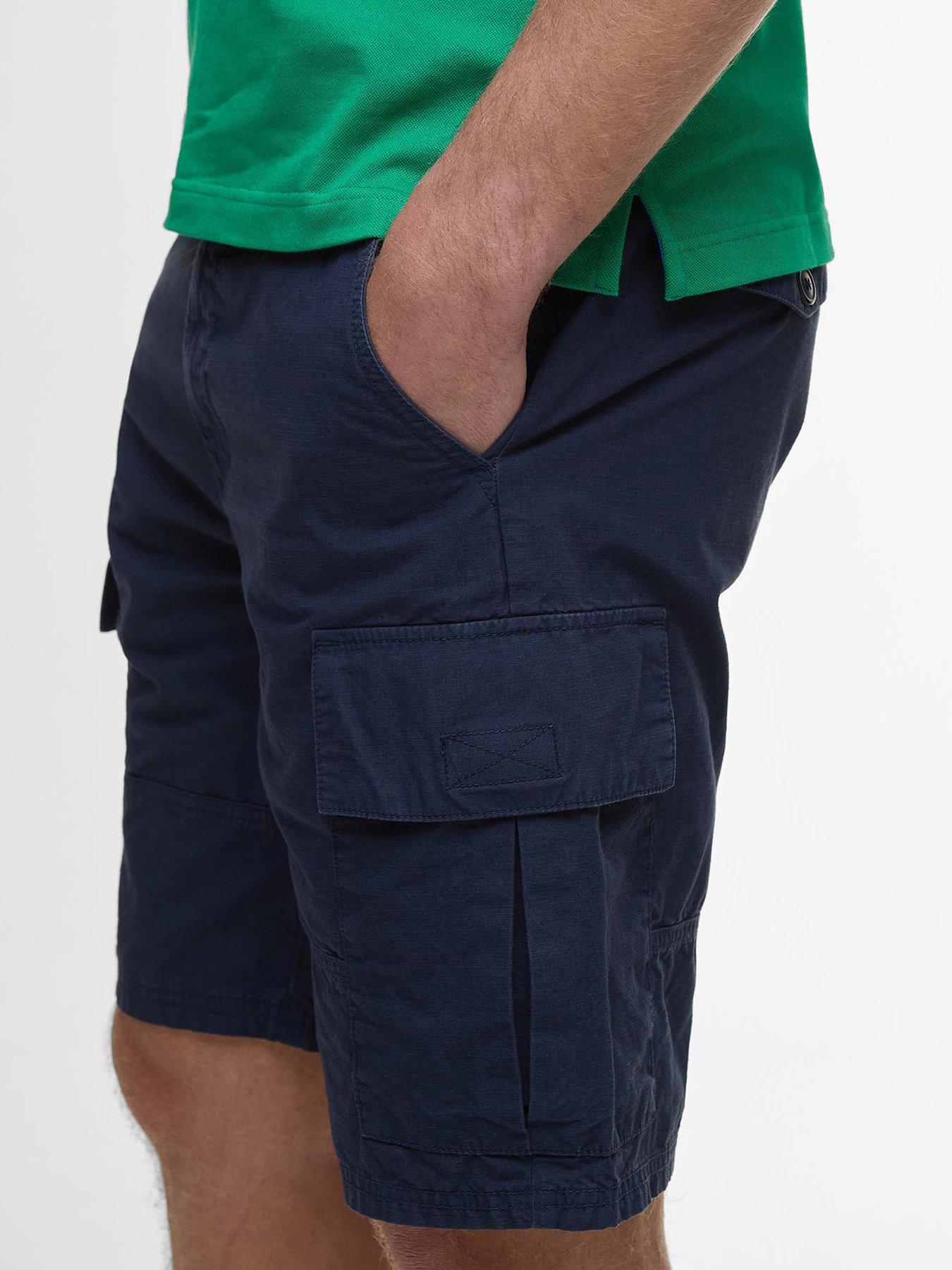 Image 4 of 4 of Barbour Ripstop Cargo Shorts - Navy