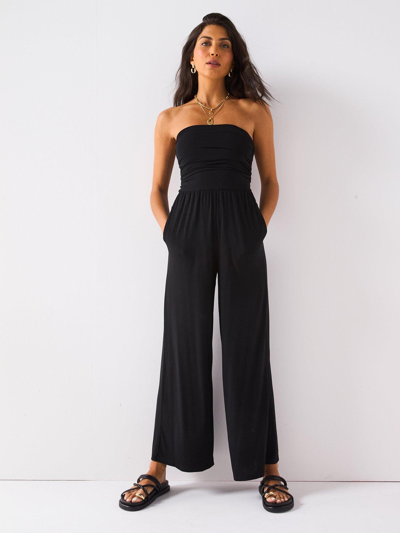 Image of Everyday Bandeau Jumpsuit - Black
