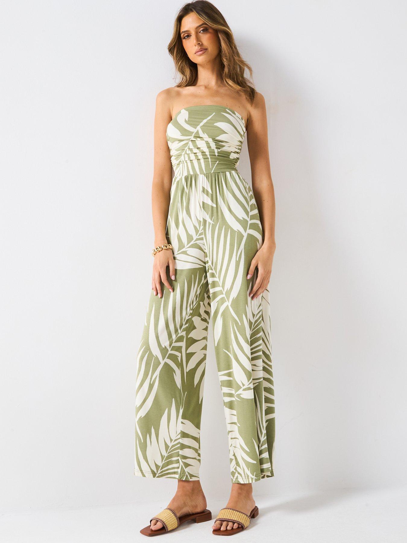 Image 3 of 6 of Everyday Bandeau Jumpsuit - Print
