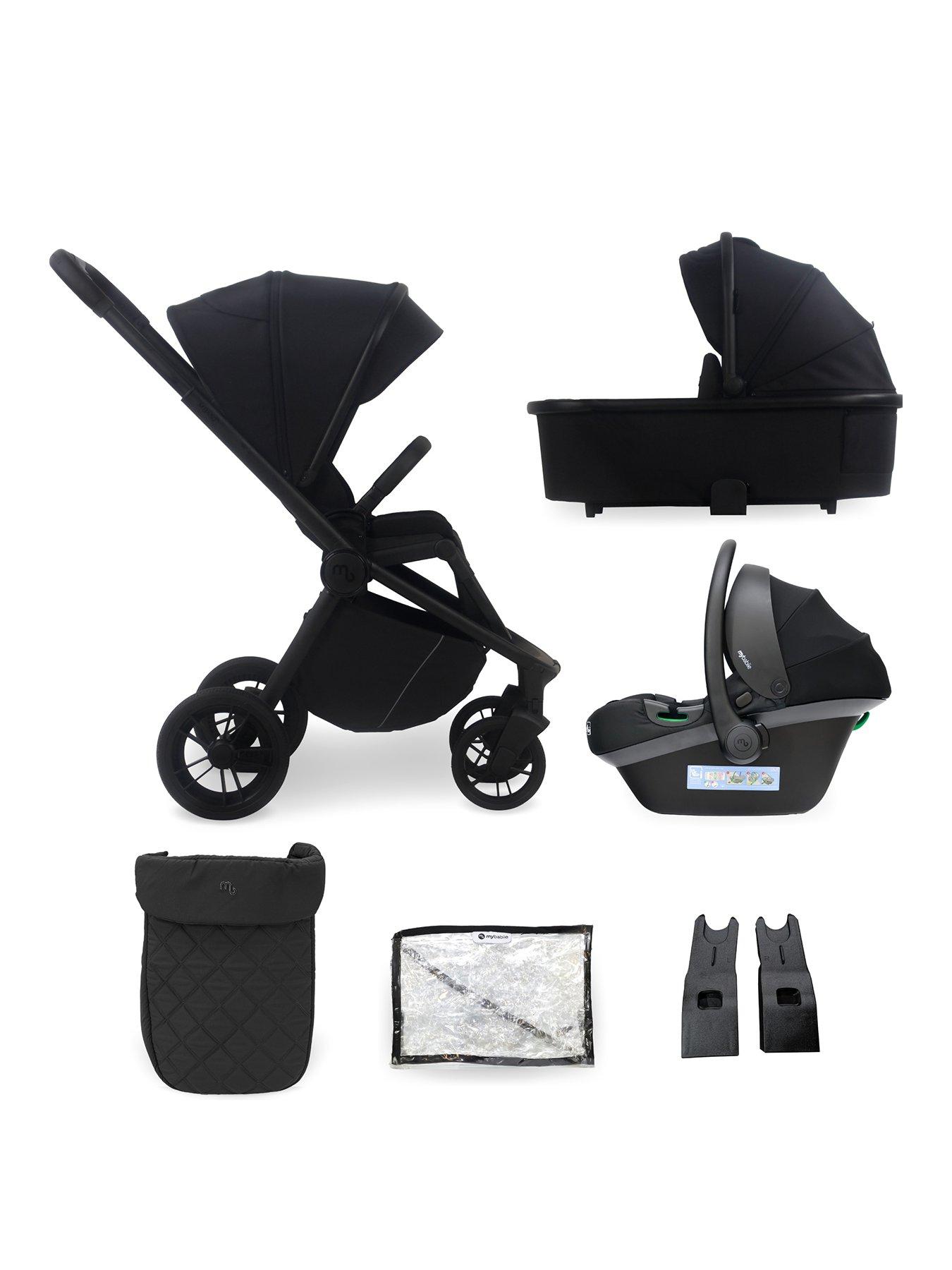 My Babiie MB450 3-in-1 Travel System - Black