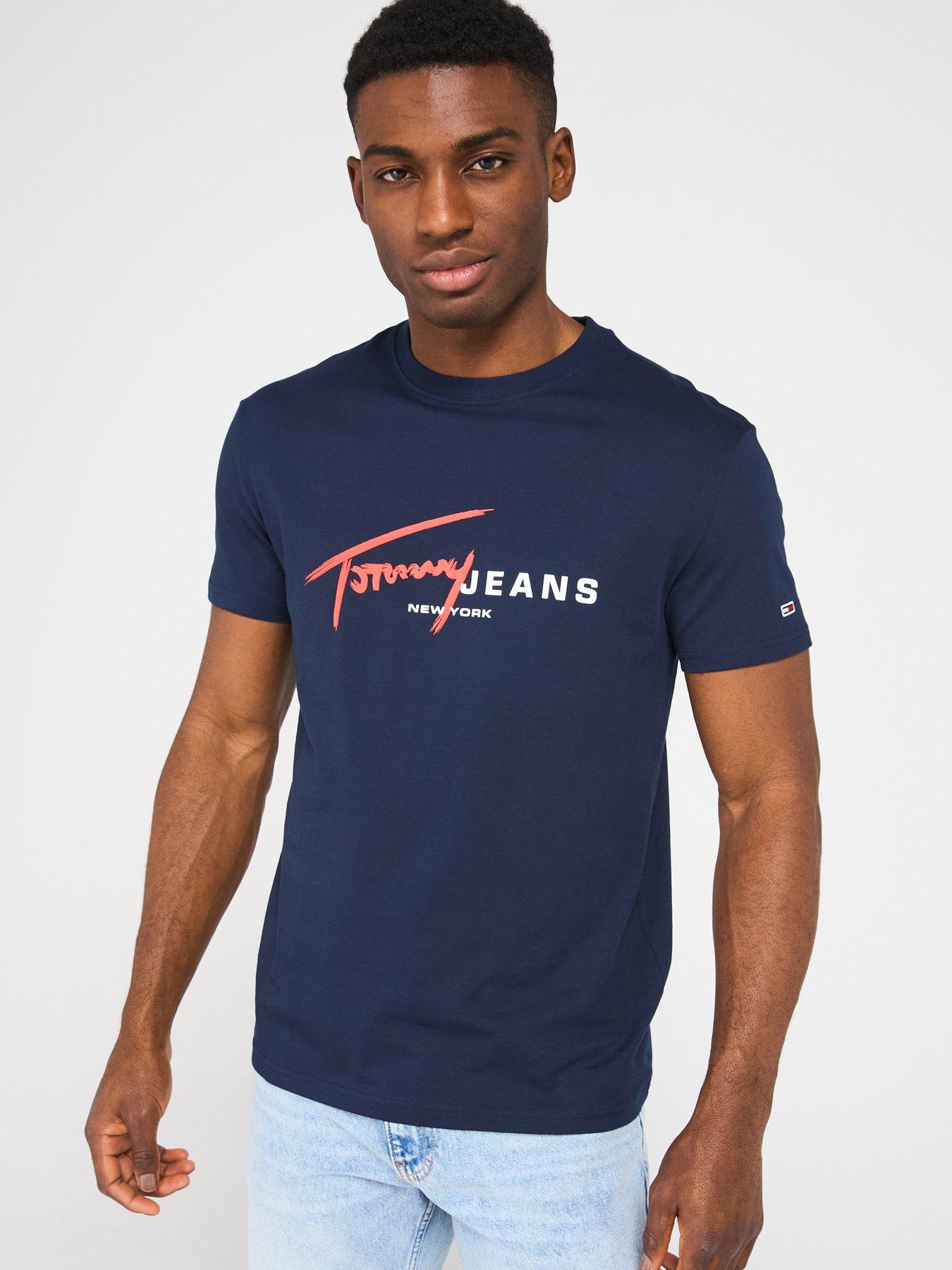 undefined Regular Signature Dna Logo T-Shirt - Navy