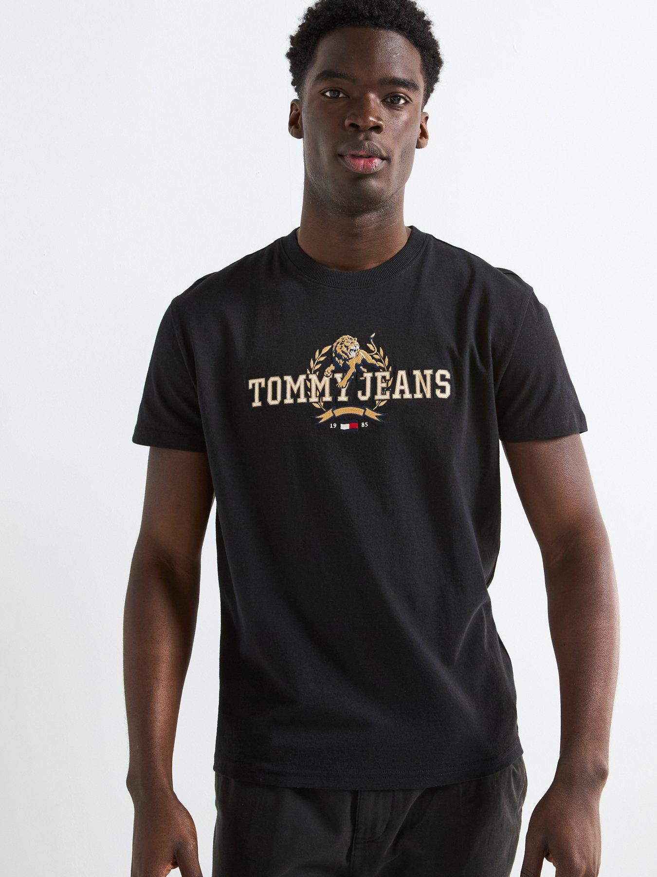 undefined Varsity Novelty Logo T-shirt - Black
