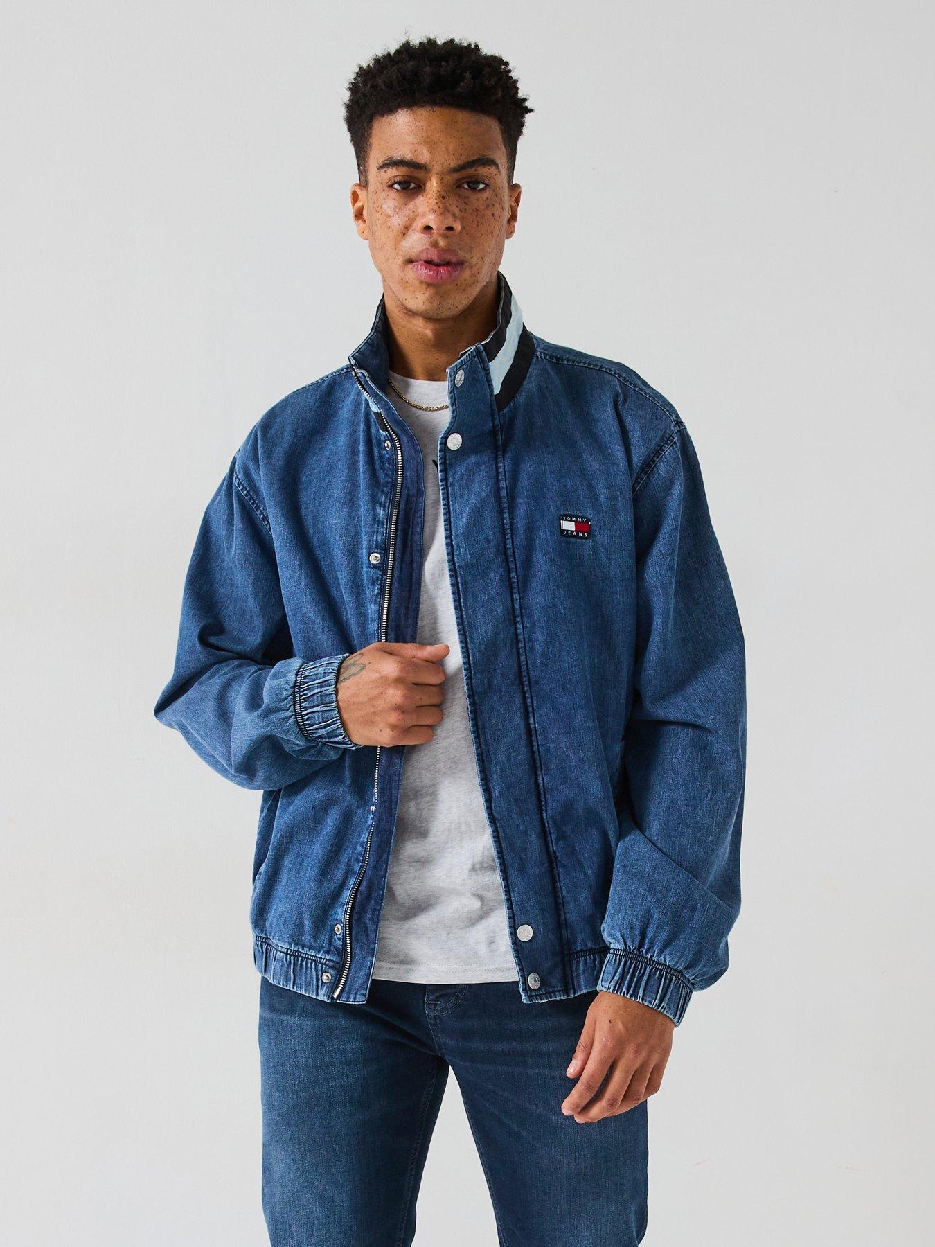 undefined Dna Collar Denim Jacket - Midi Wash Blue