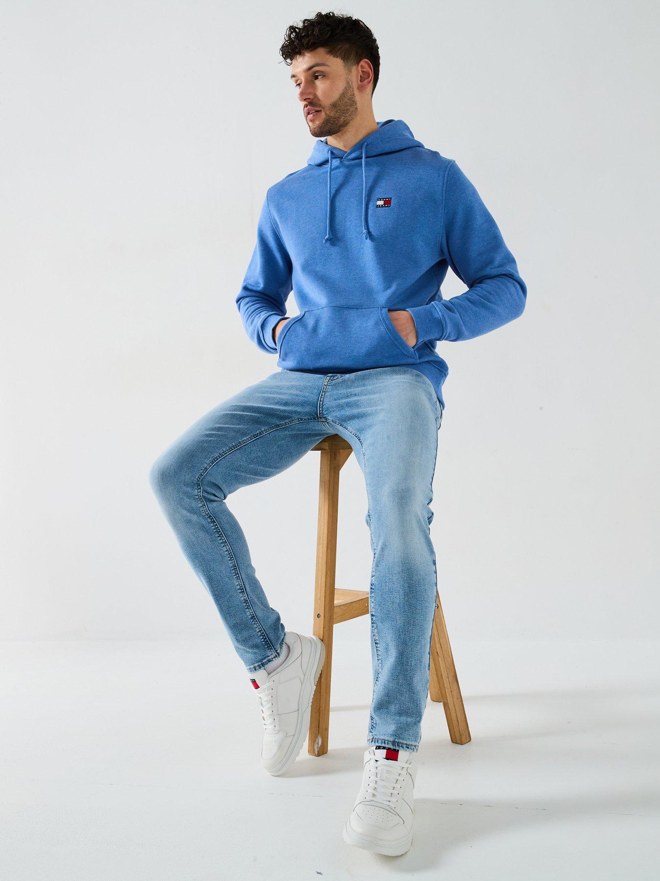 Image 4 of 5 of Tommy Jeans Austin Slim Fit Tapered Jeans - Light Wash