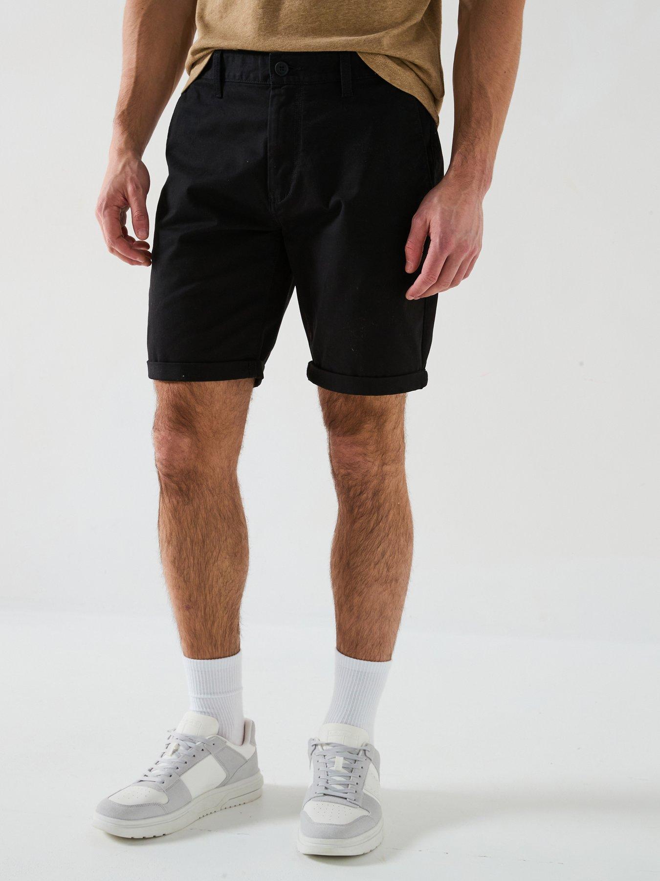 undefined Scanton Denim Shorts - Black