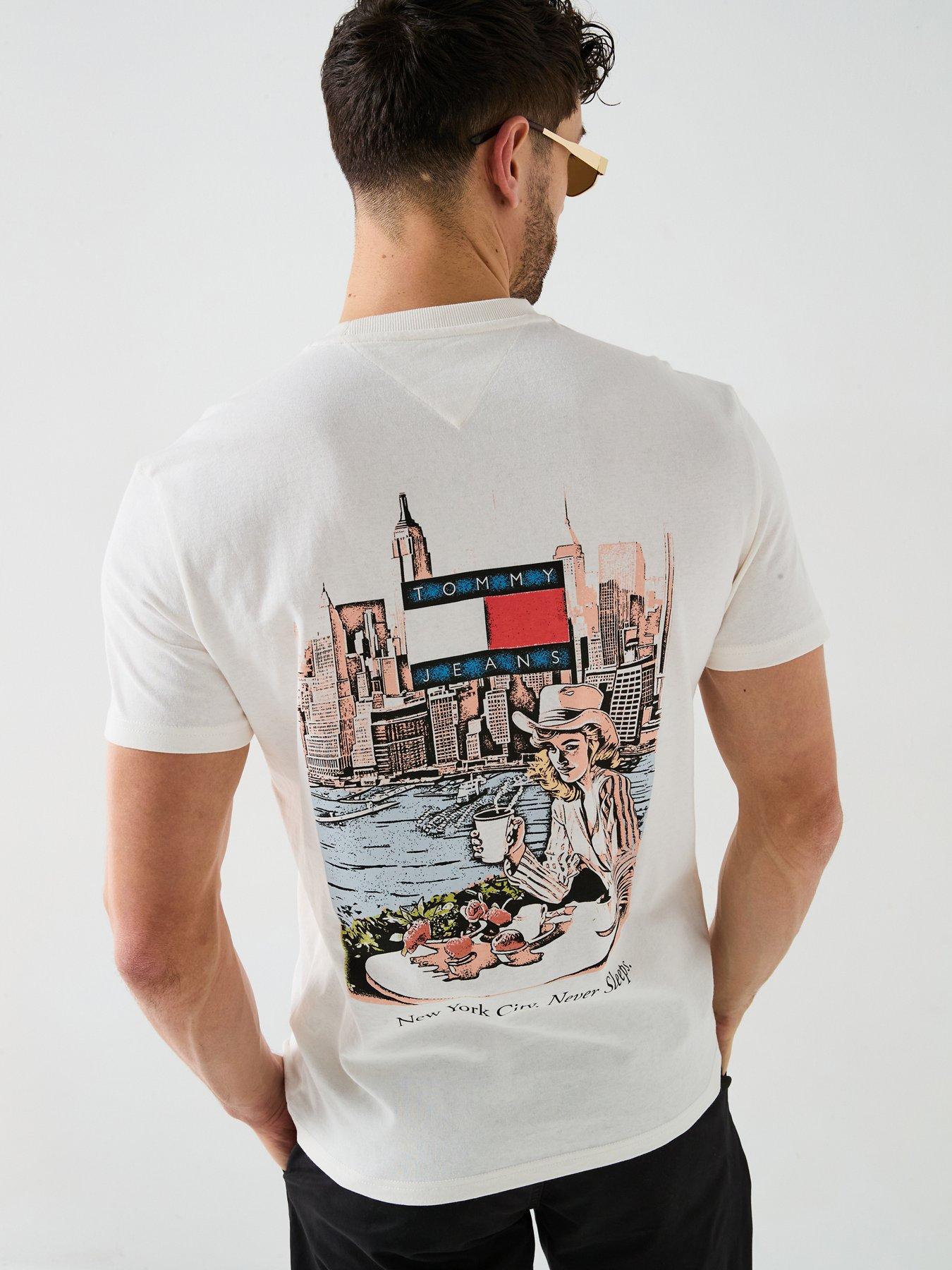 undefined Novelty Back Print T-Shirt - White