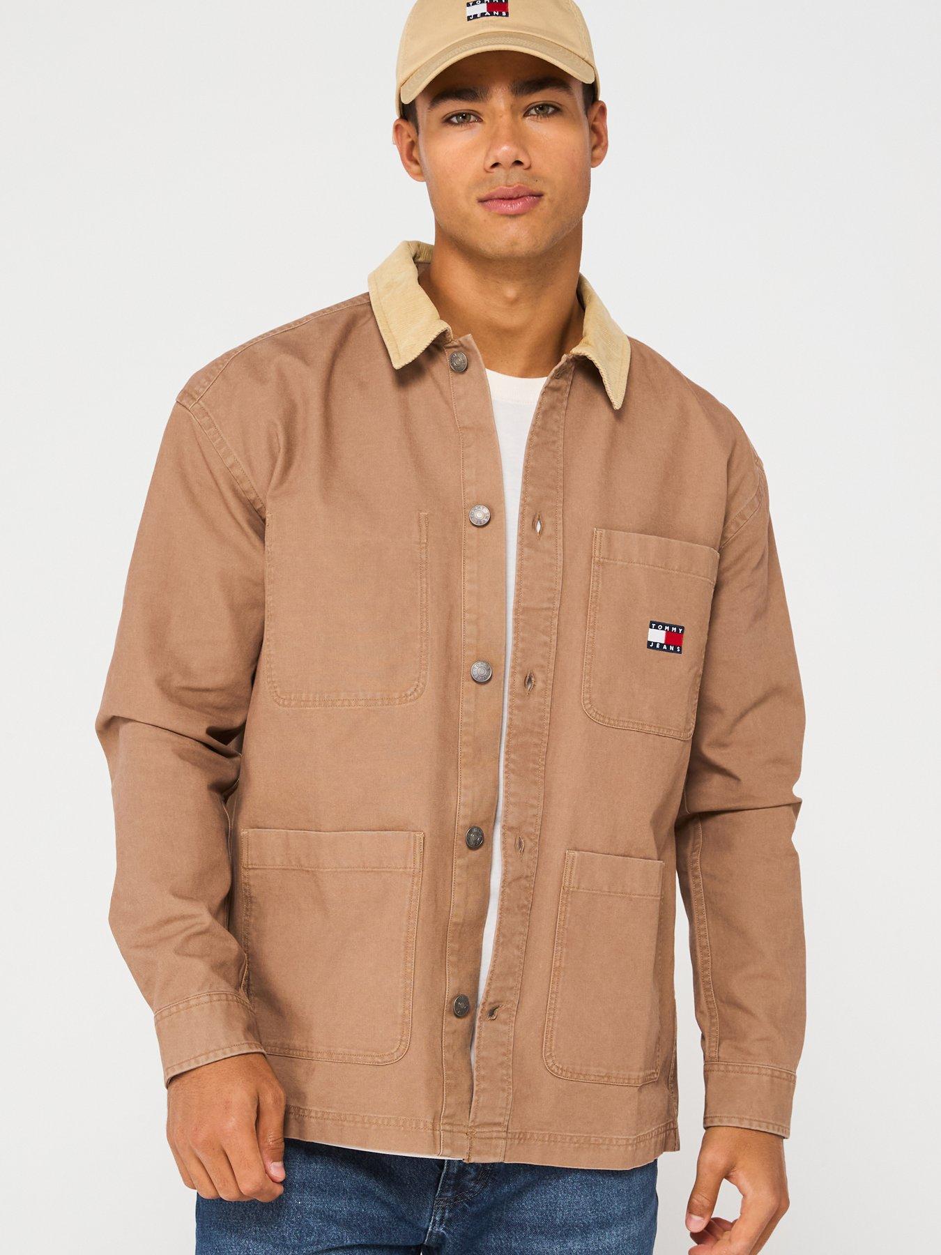 undefined Canvas Cord Overshirt - Light Brown