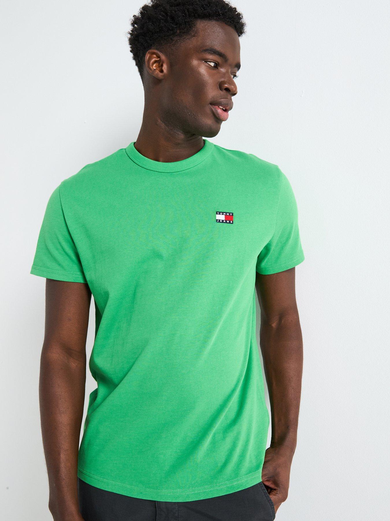 undefined Regular Fit Left Chest Badge T-shirt - Bright Green