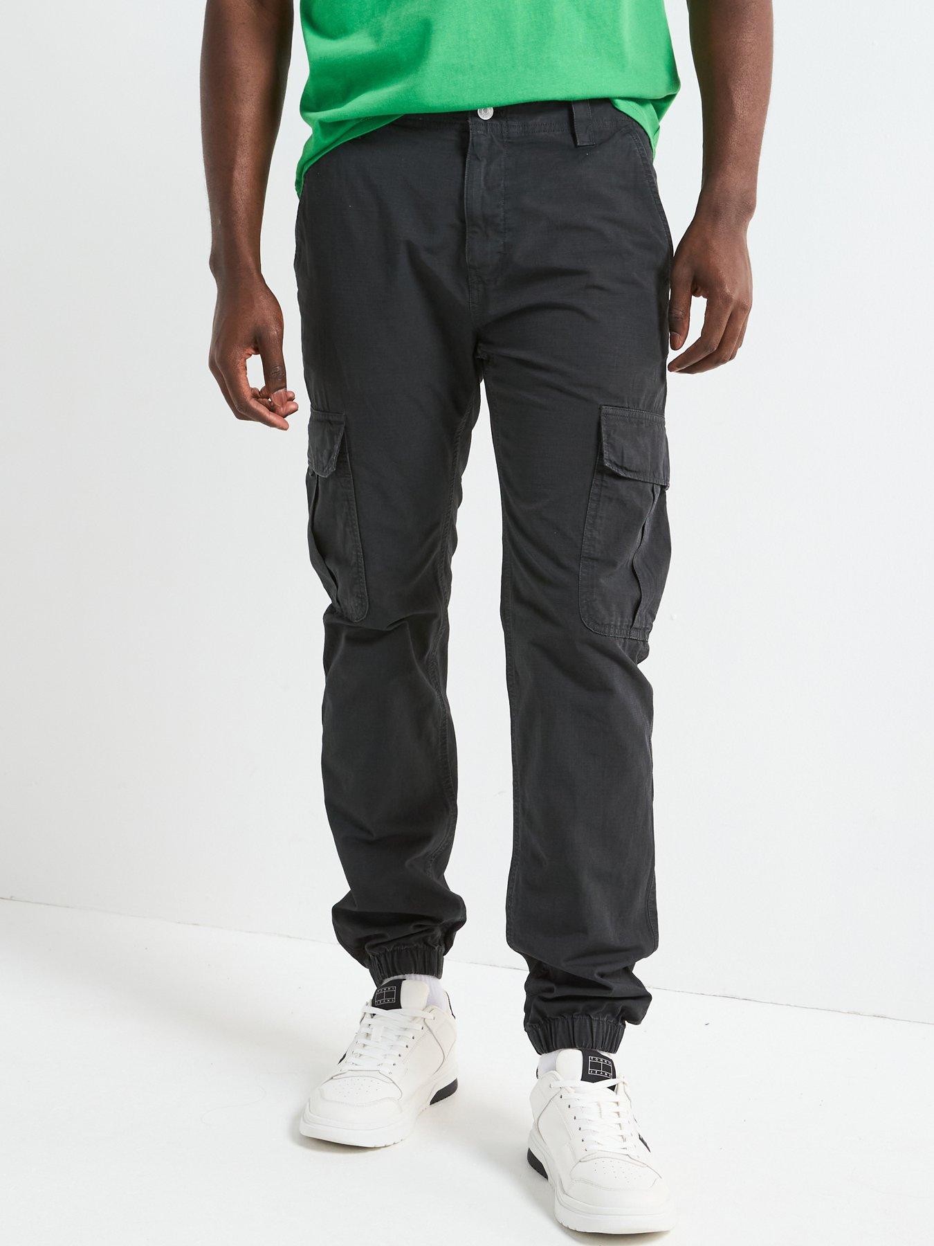 undefined Ryan Slim Fit Cargo Pants - Black