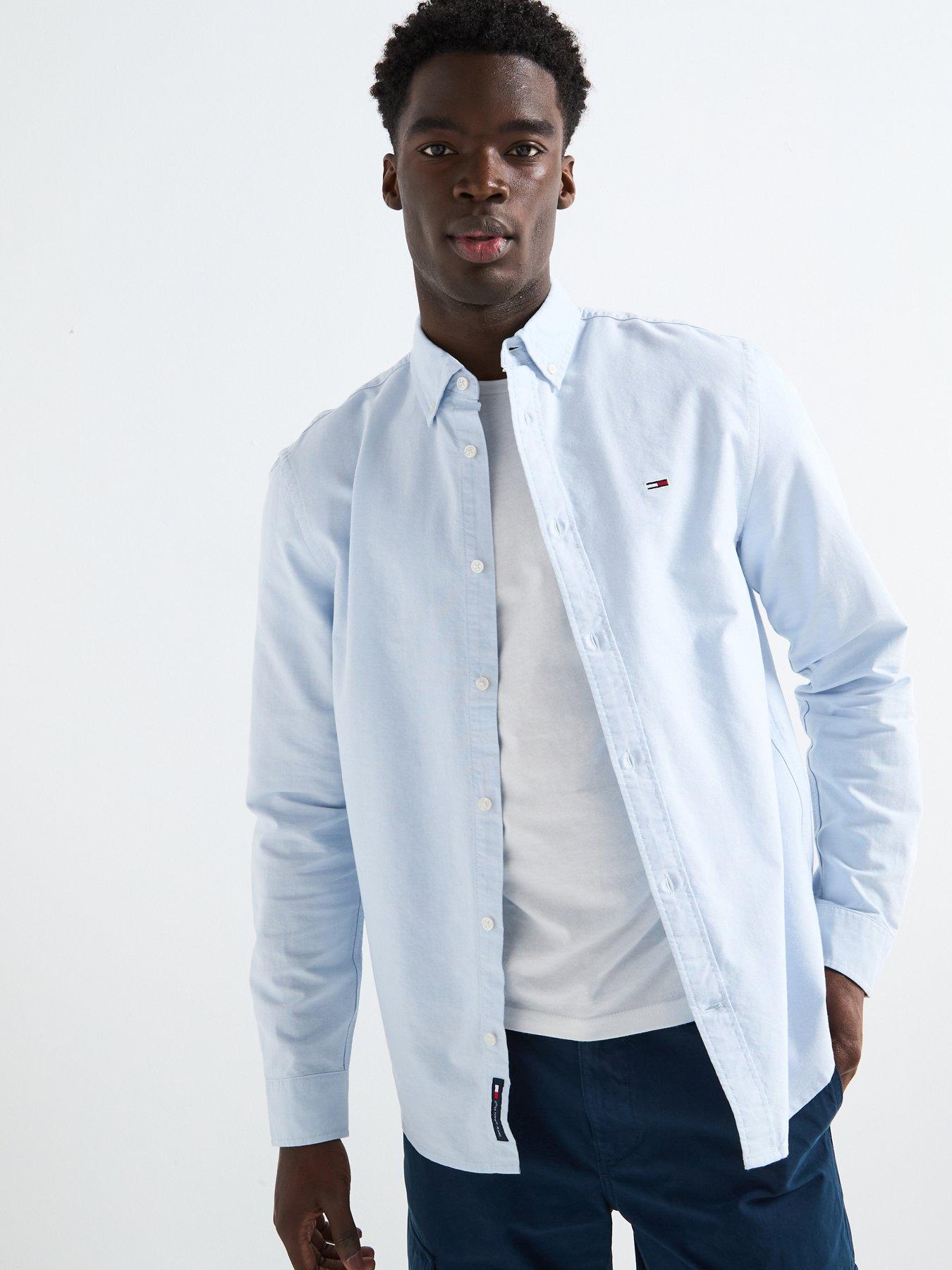 undefined Regular Oxford Shirt - Light Blue