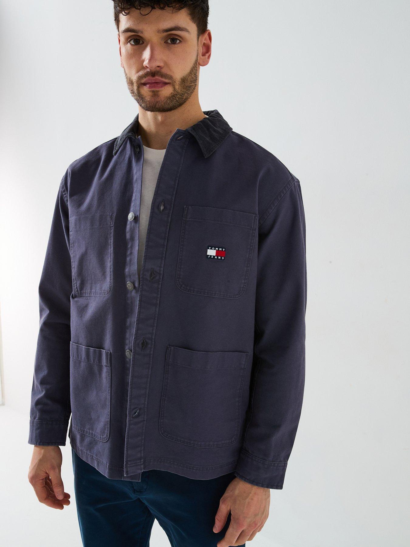 undefined Canvas Cord Overshirt - Navy/Black