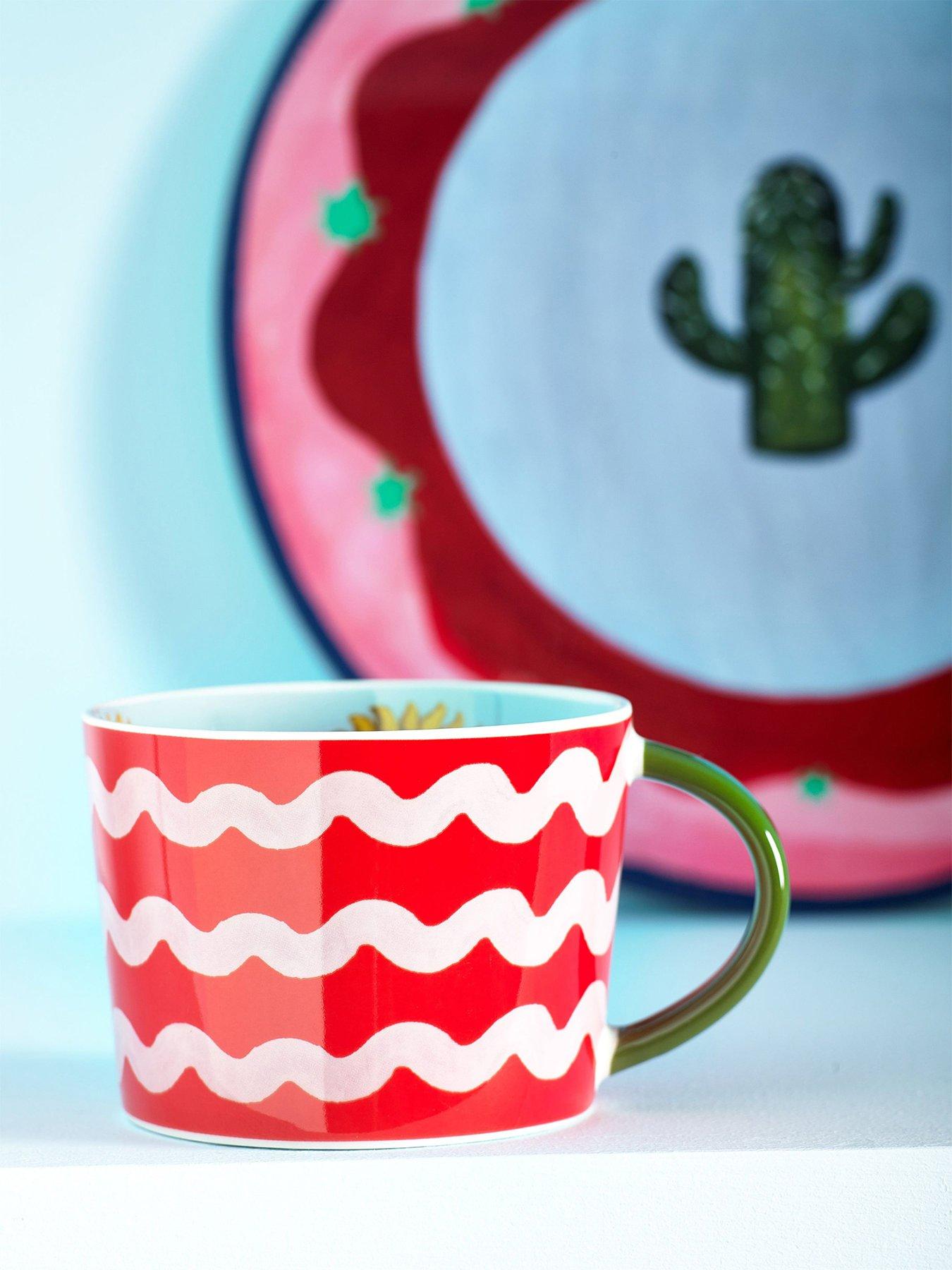 Product photograph of Eleanor Bowmer Electric Coast Set Of 2 Sun Mug from very.co.uk