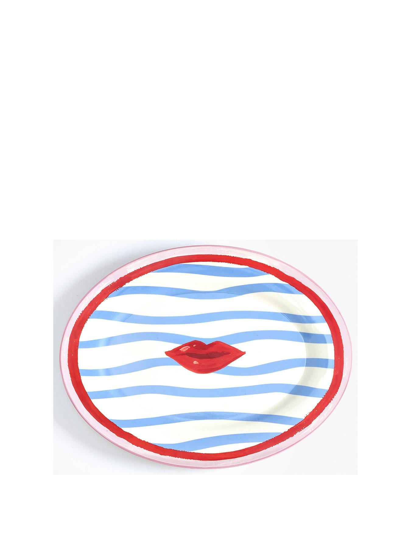Image 2 of 4 of Eleanor Bowmer Electric Coast Lips Serve Platter