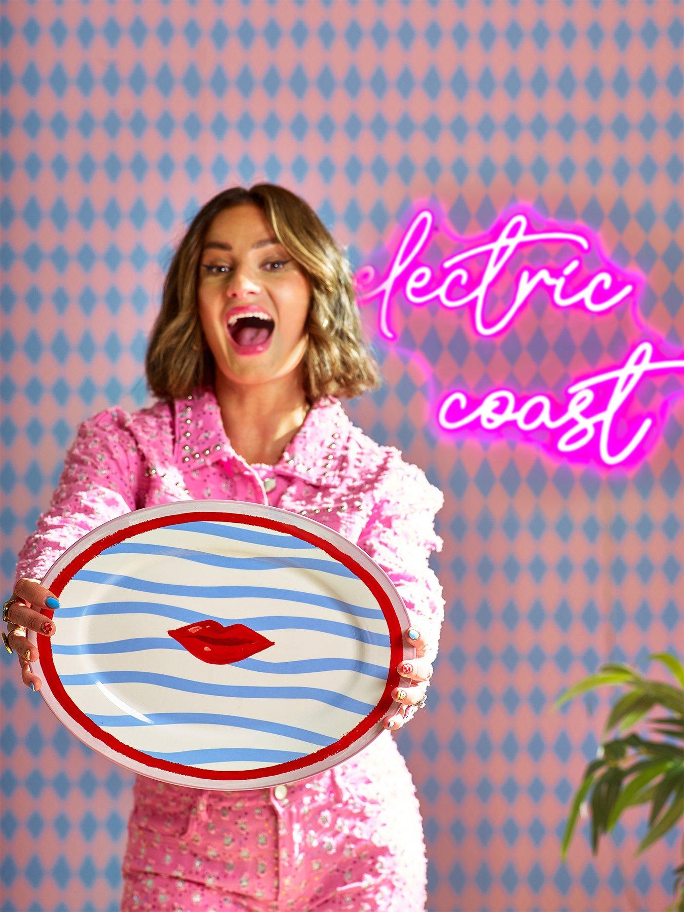 Image 3 of 4 of Eleanor Bowmer Electric Coast Lips Serve Platter