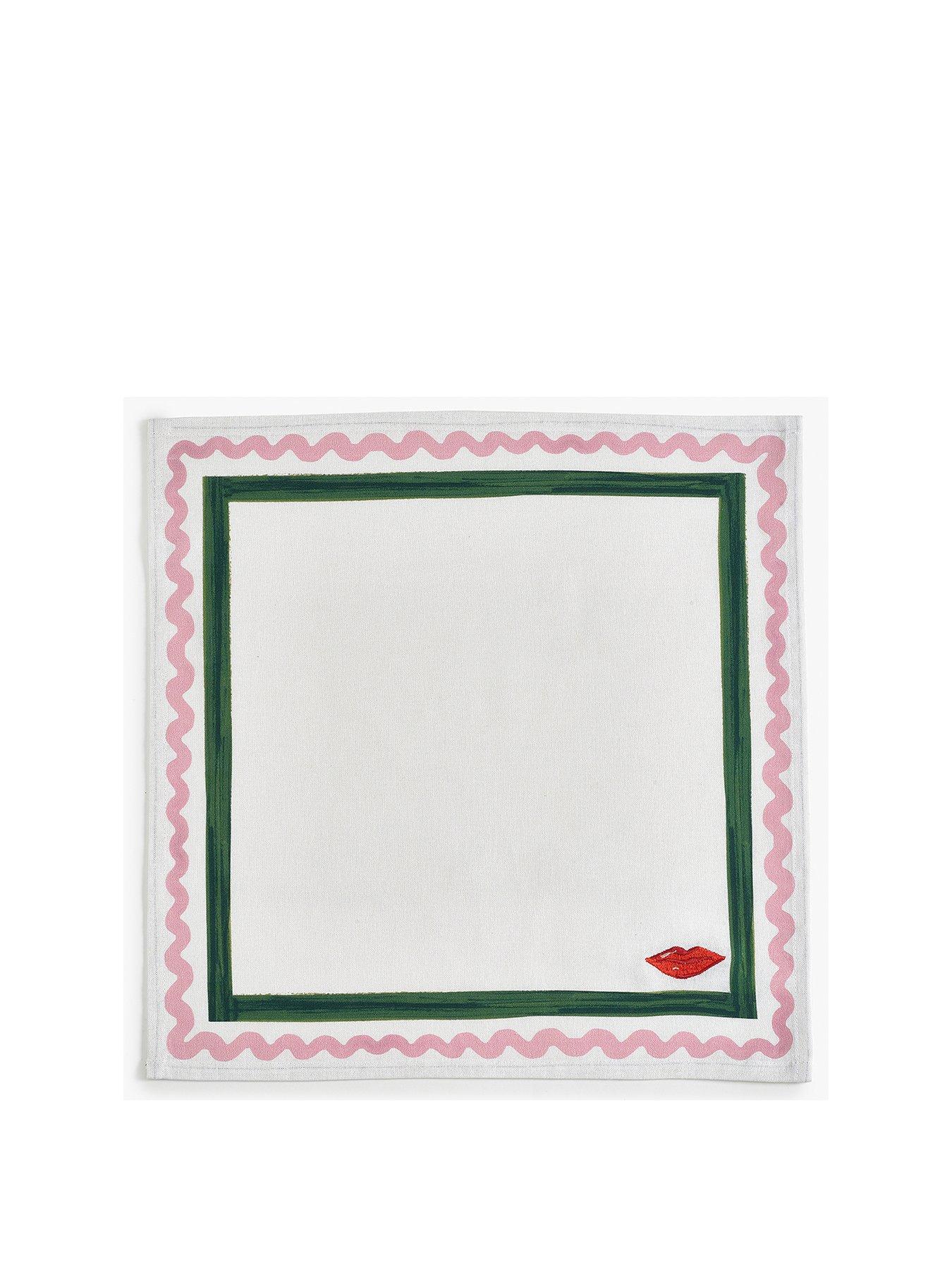 Image 2 of 6 of Eleanor Bowmer Electric Coast Set Of 4 Icon Napkins