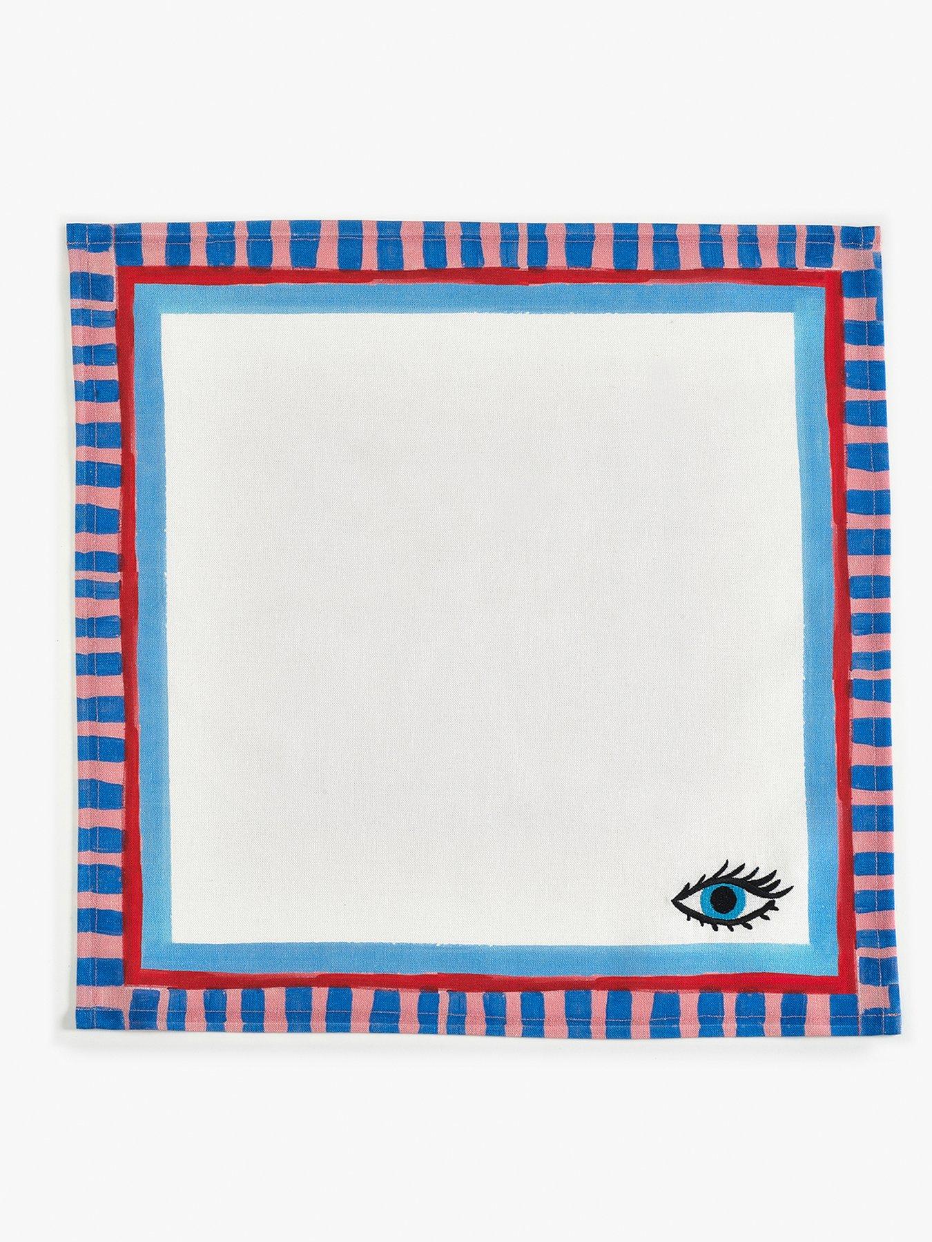 Image 3 of 6 of Eleanor Bowmer Electric Coast Set Of 4 Icon Napkins