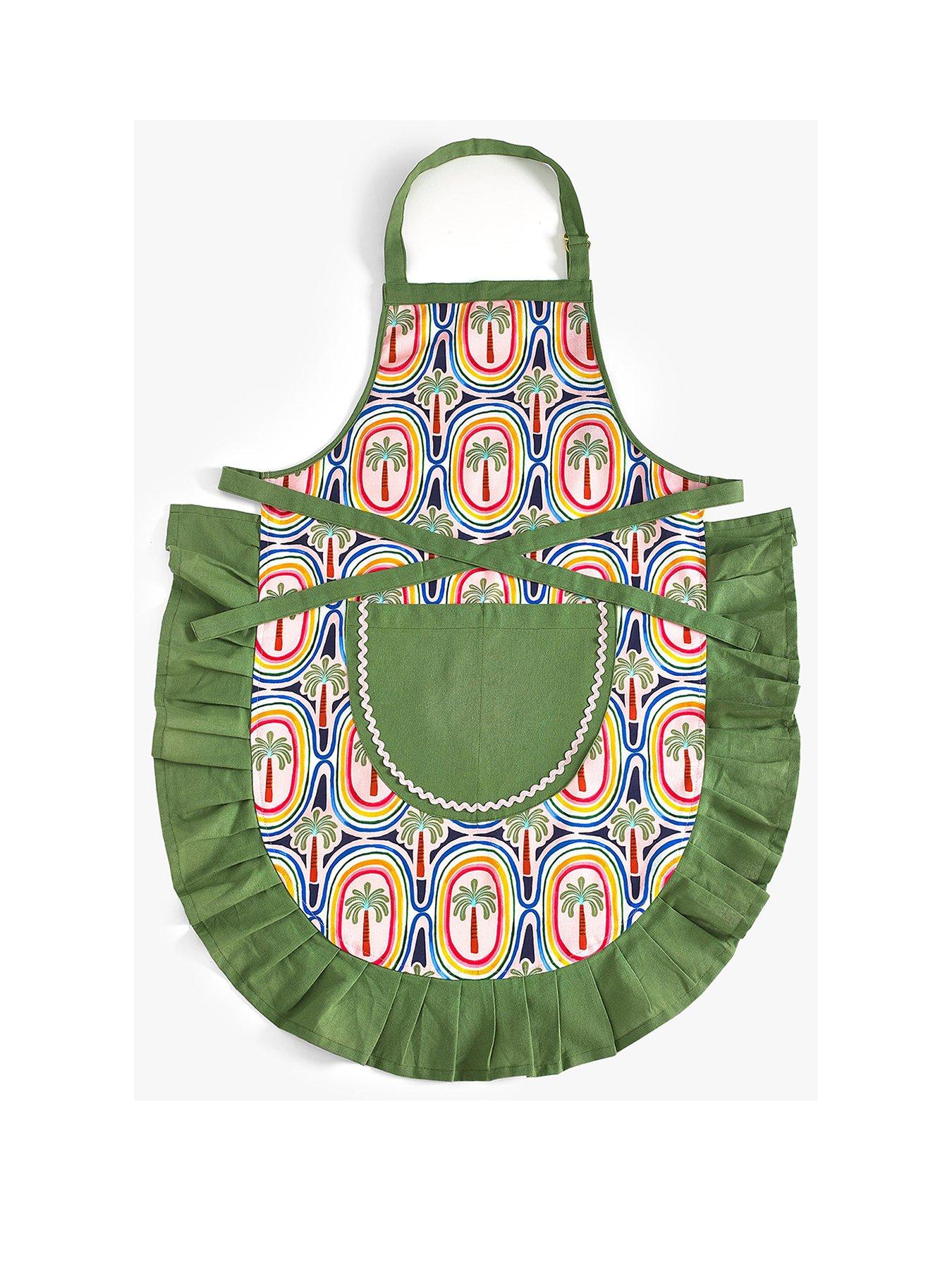 Image 2 of 2 of Eleanor Bowmer Electric Coast Palm Tree Apron