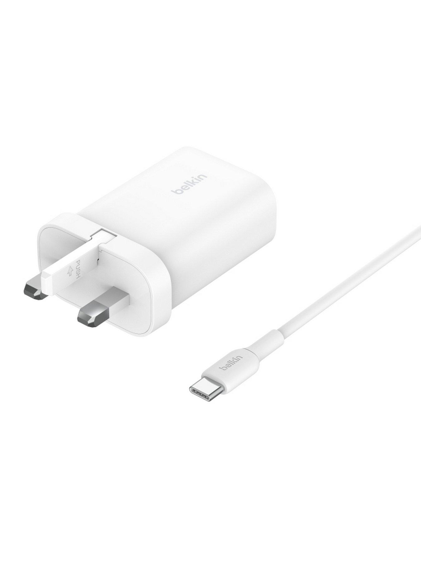 Image 6 of 7 of Belkin 3-in-1 Qi2 Charging Stand -&nbsp;White