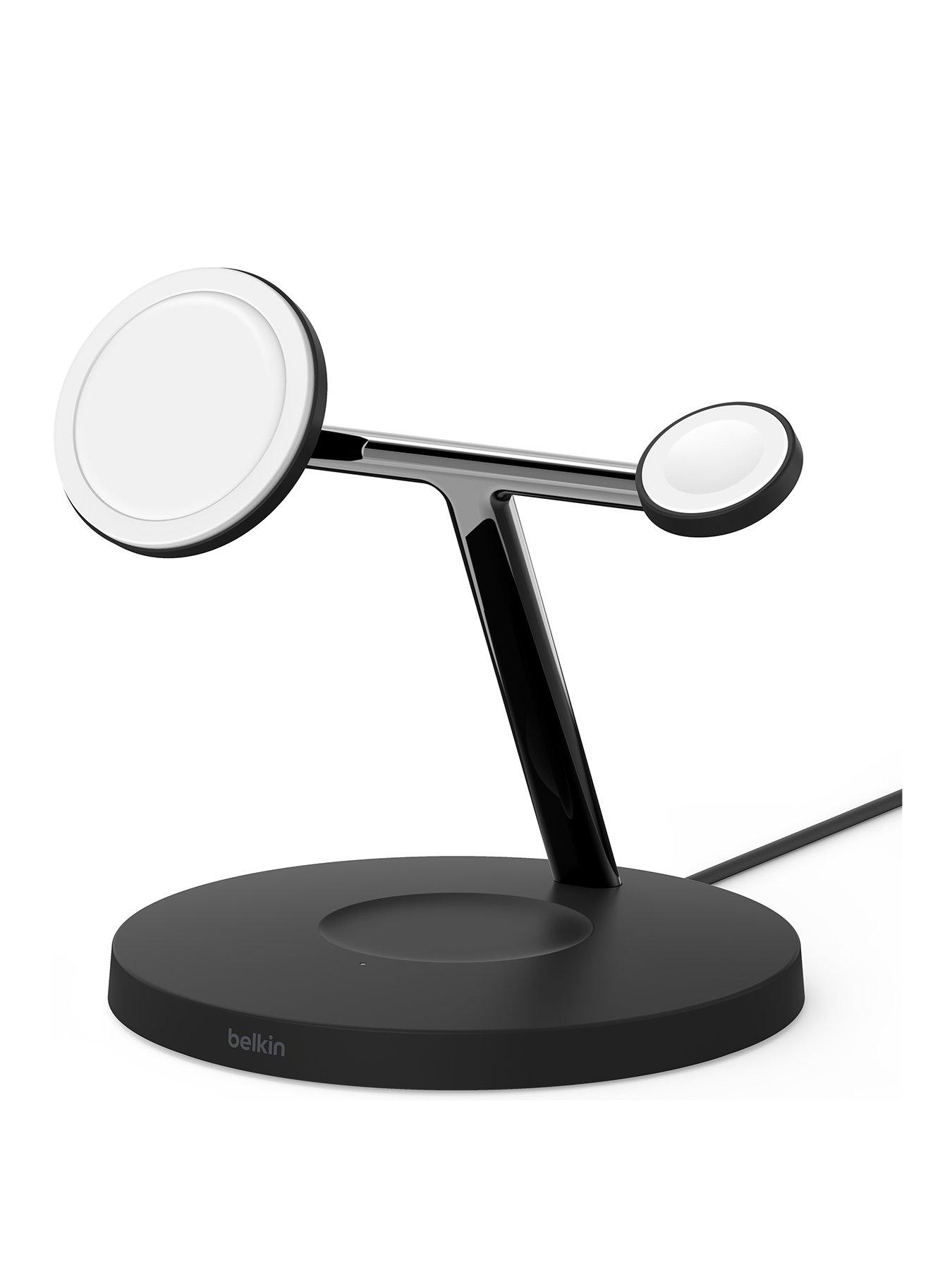 undefined 3-IN-1 WIRELESS CHARGING STAND WITH MAGSAFE Black