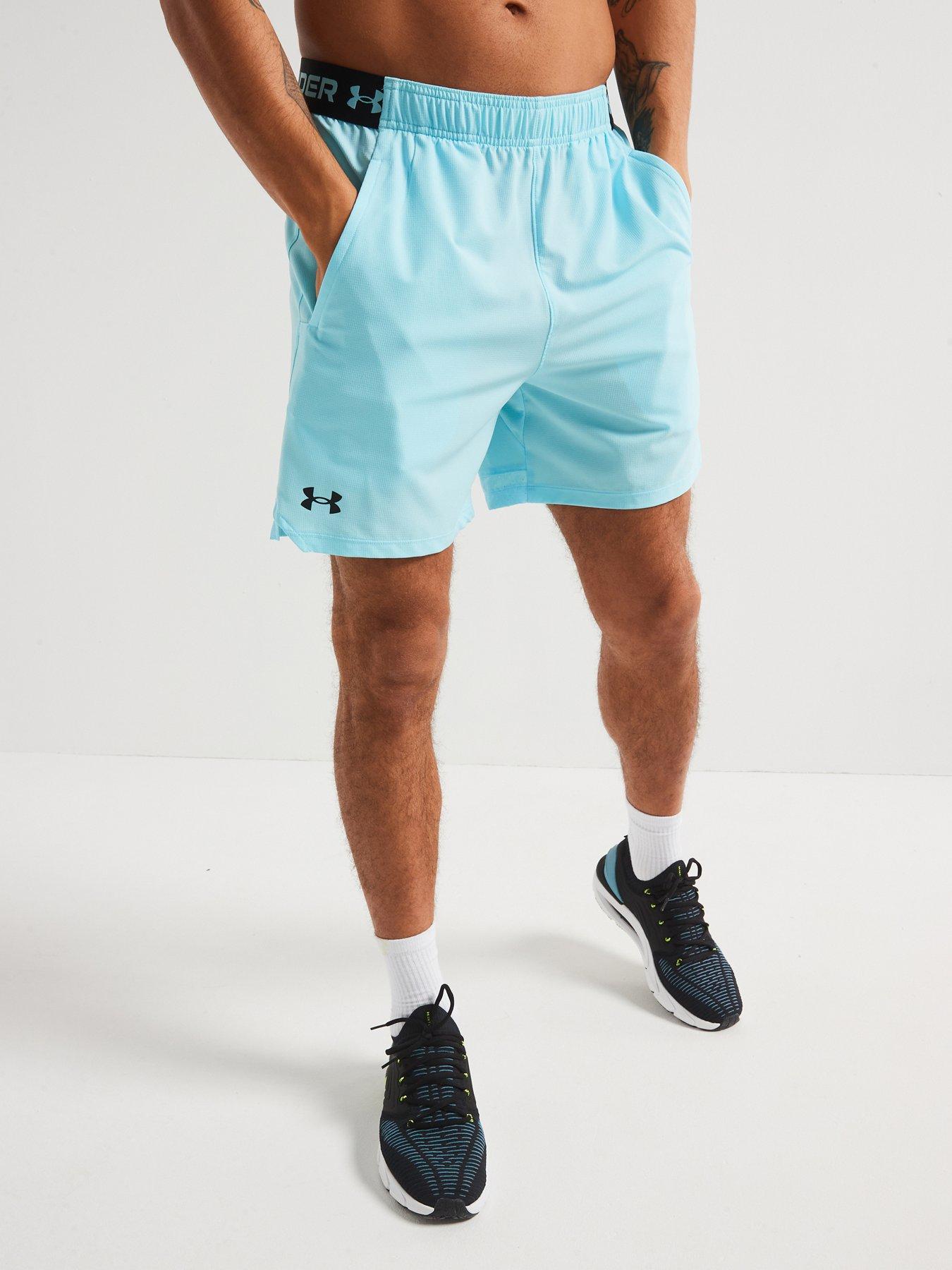 undefined Mens Training Vanish Woven 6 Inch Shorts - Blue