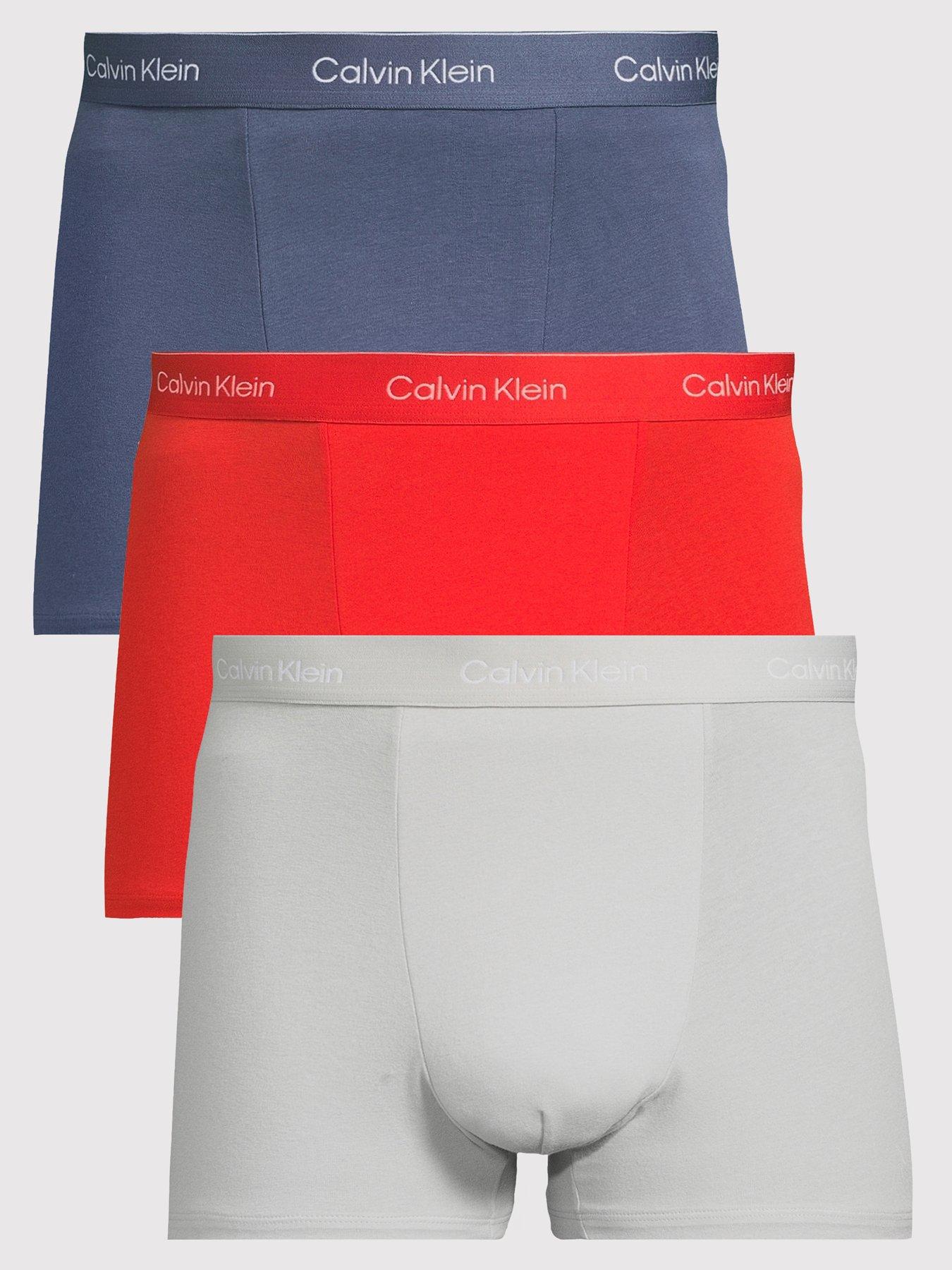 undefined Calvin Klein 3 Pack Relaxed Trunks  - Assorted