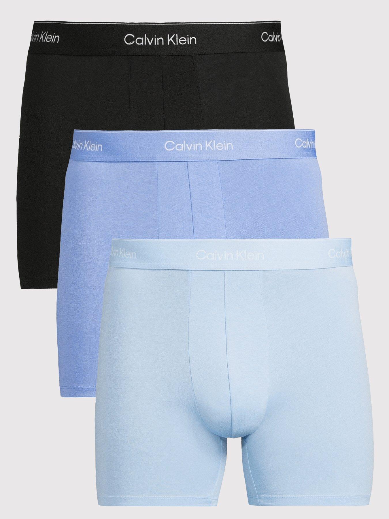 Image 1 of 4 of Calvin Klein 3 Pack of Icon Cotton Stretch Boxer Briefs - Multi
