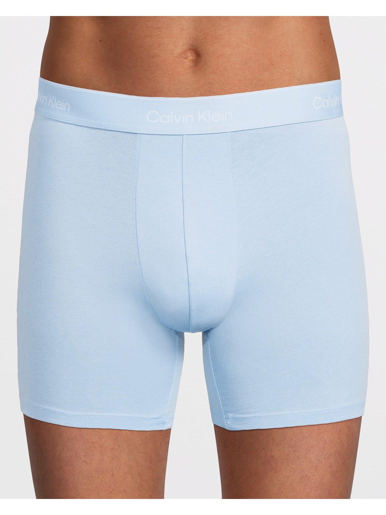 Image 2 of 4 of Calvin Klein 3 Pack of Icon Cotton Stretch Boxer Briefs - Multi