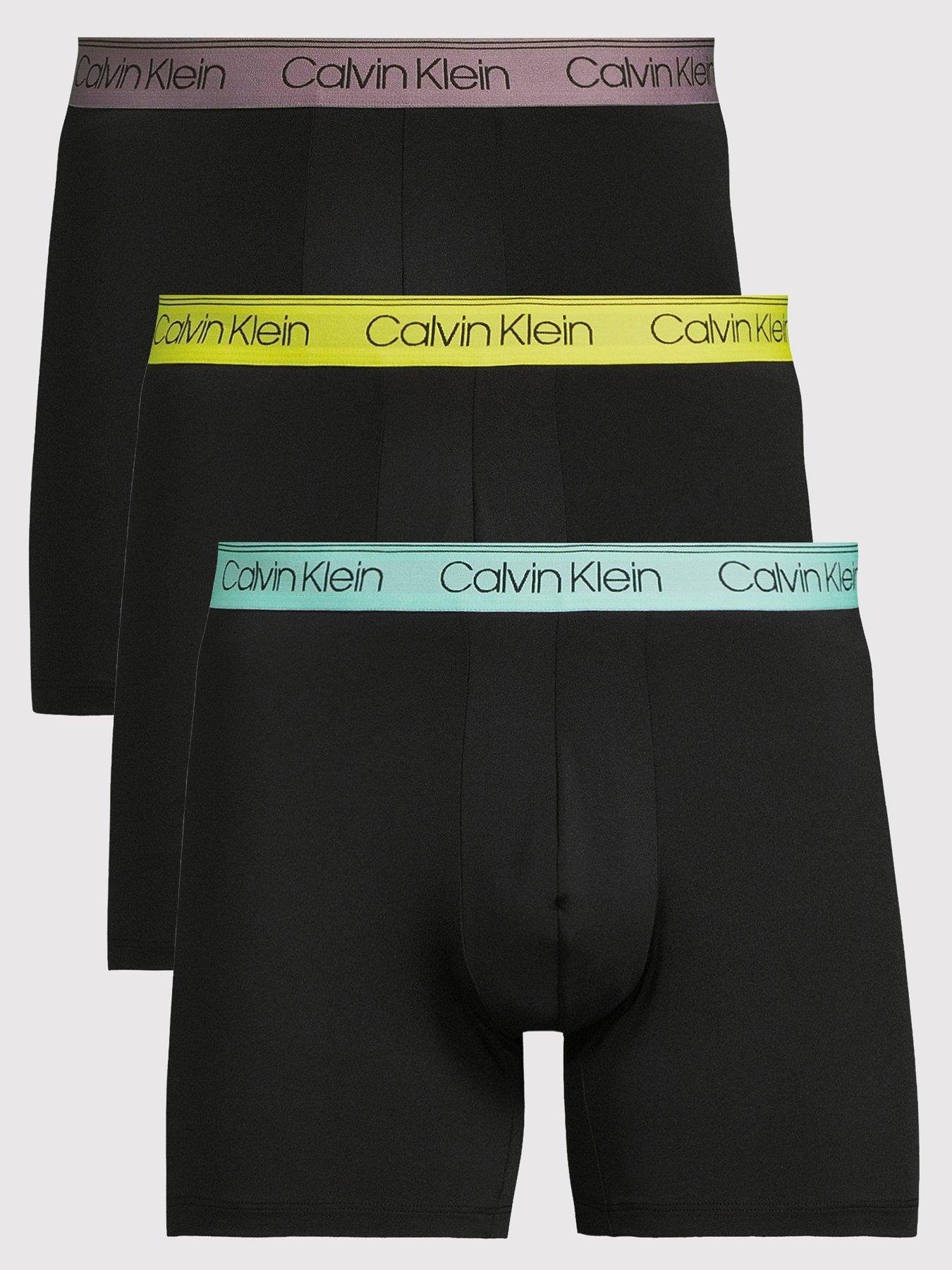 undefined Calvin Klein 3 Pack Boxer Brief  - Black