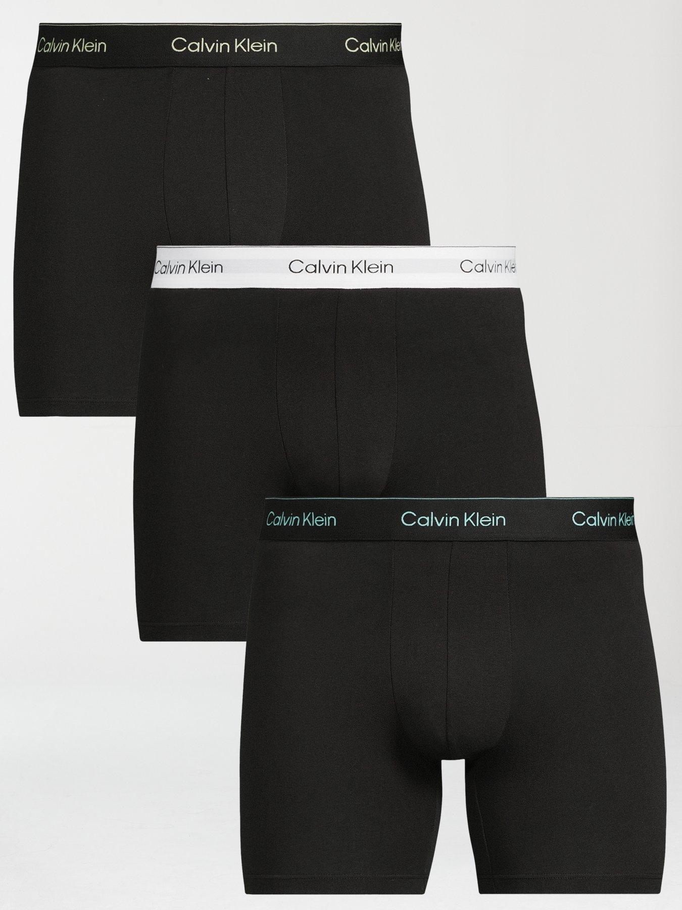 undefined 3 Pack Boxer Briefs - Black