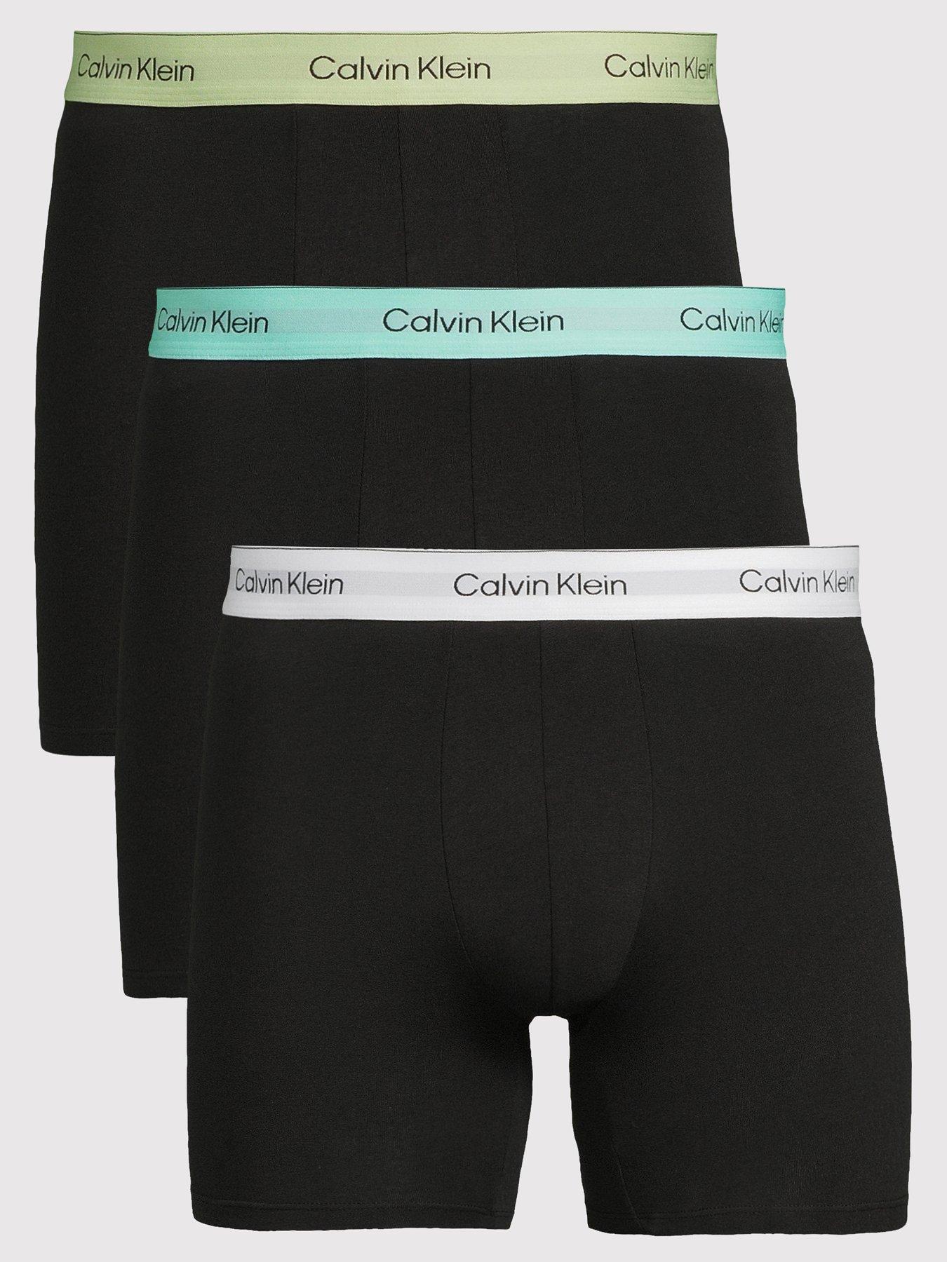 undefined Calvin Klein 3 Pack Boxer Brief  - Black