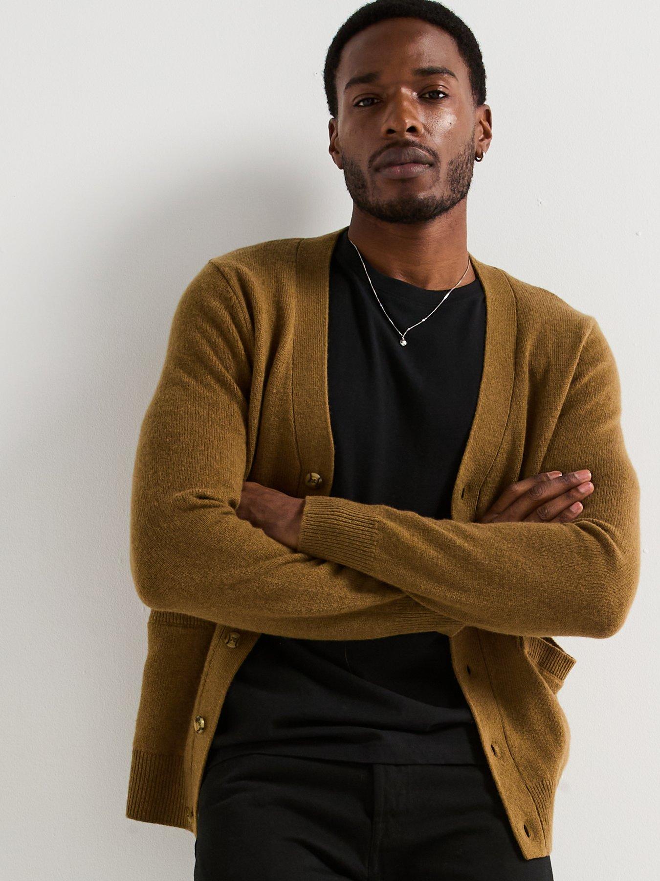 Image 4 of 6 of Levi's Richmond Knitted Cardigan - Brown
