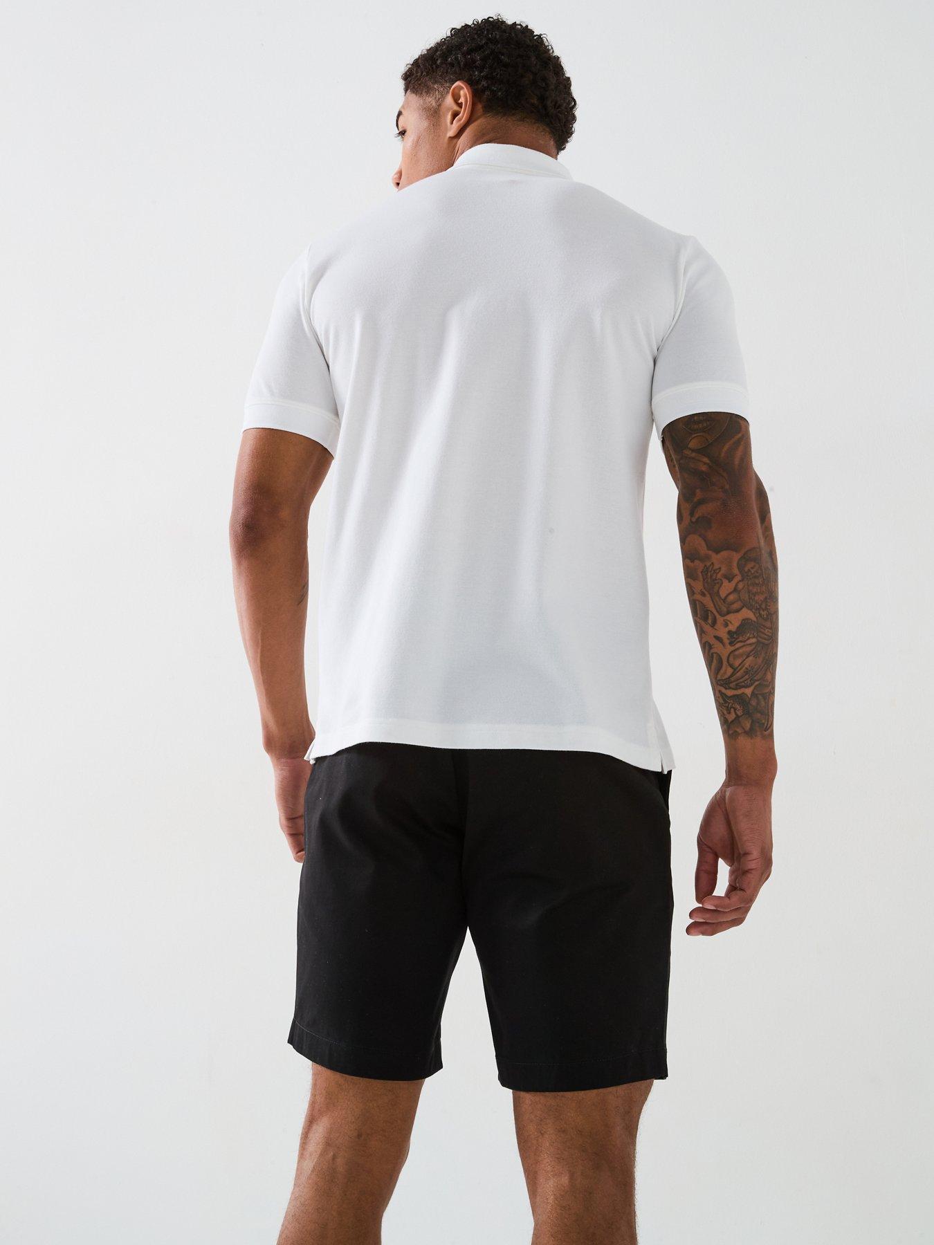 Image 2 of 4 of Calvin Klein Thermo Tech Pique Slim Fit Polo Shirt - White