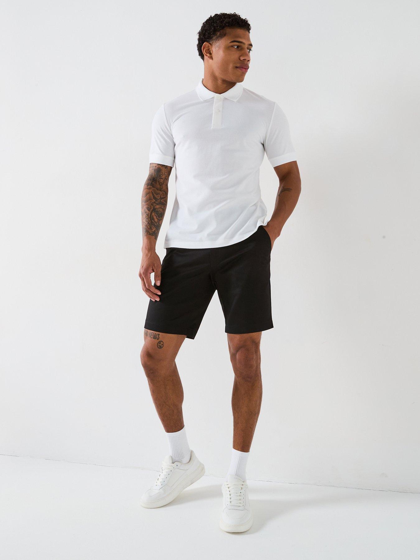 Image 3 of 4 of Calvin Klein Thermo Tech Pique Slim Fit Polo Shirt - White
