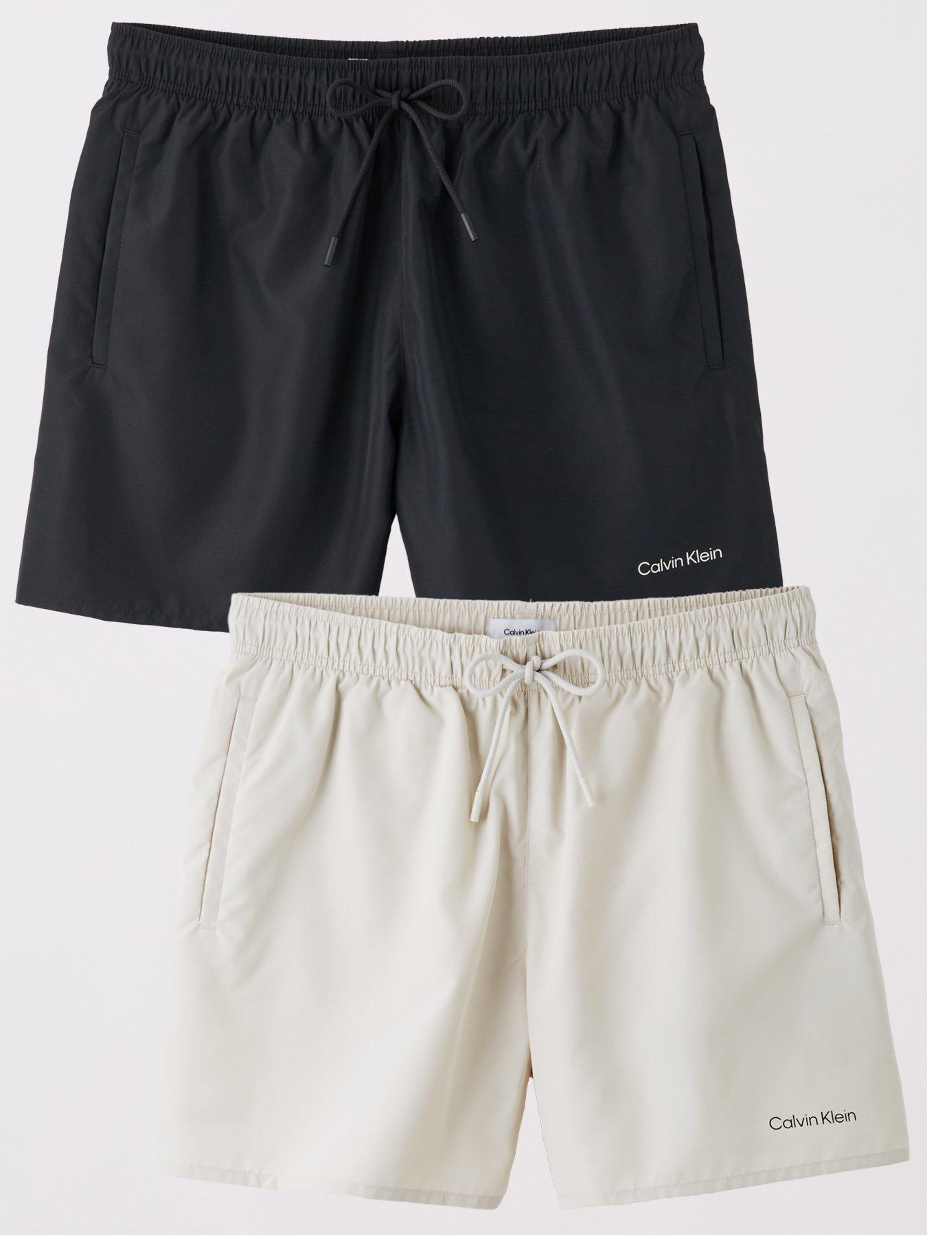 undefined Small Logo Black/white 2 Pack Swimshorts - Black