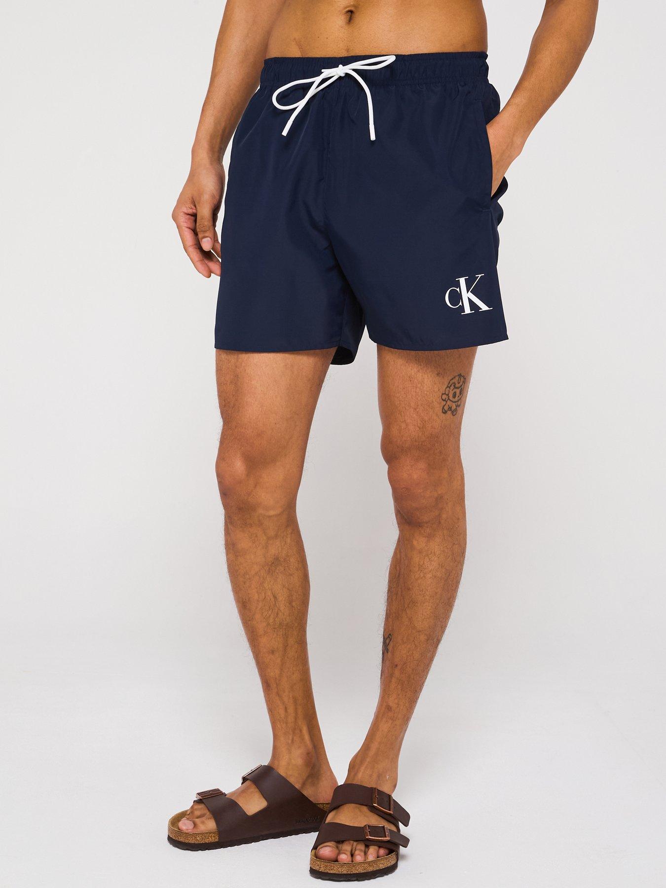 undefined CK Monologo Swimshorts - Dark Purple
