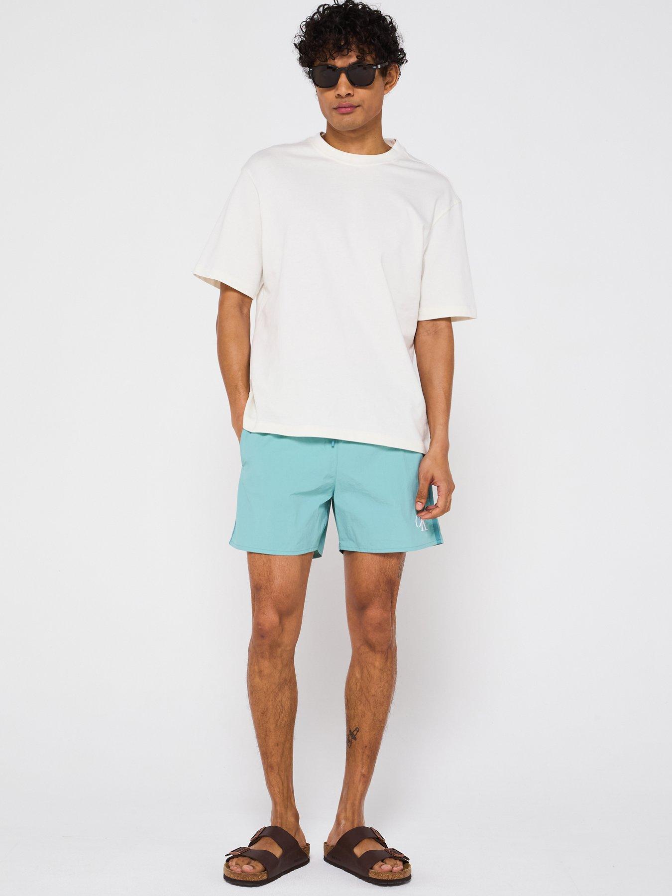 Image 3 of 4 of Calvin Klein Fashion Swimshorts - Light Blue