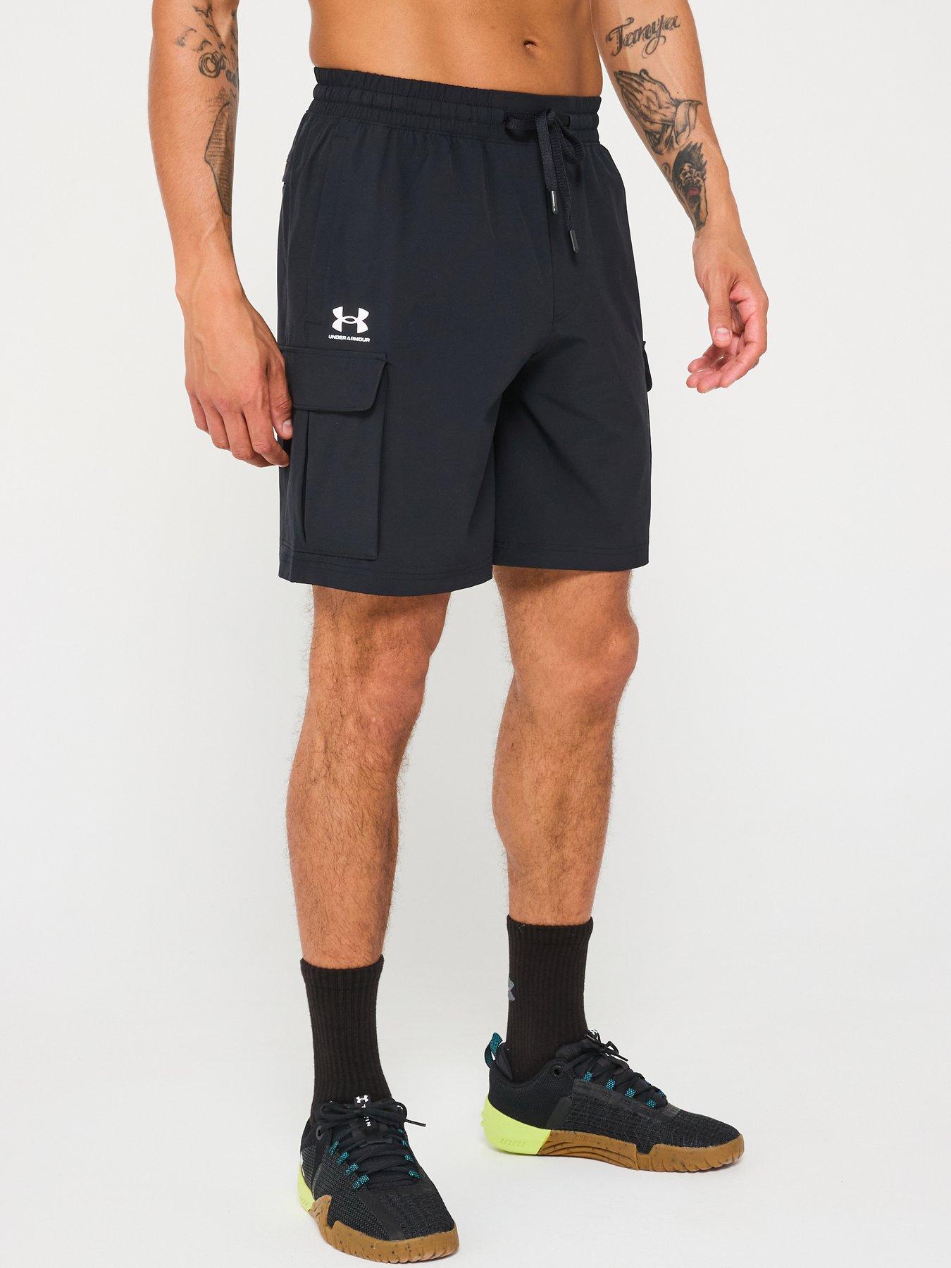 Image 1 of 4 of UNDER ARMOUR Men's Training Vibe Woven Cargo Shorts - Black