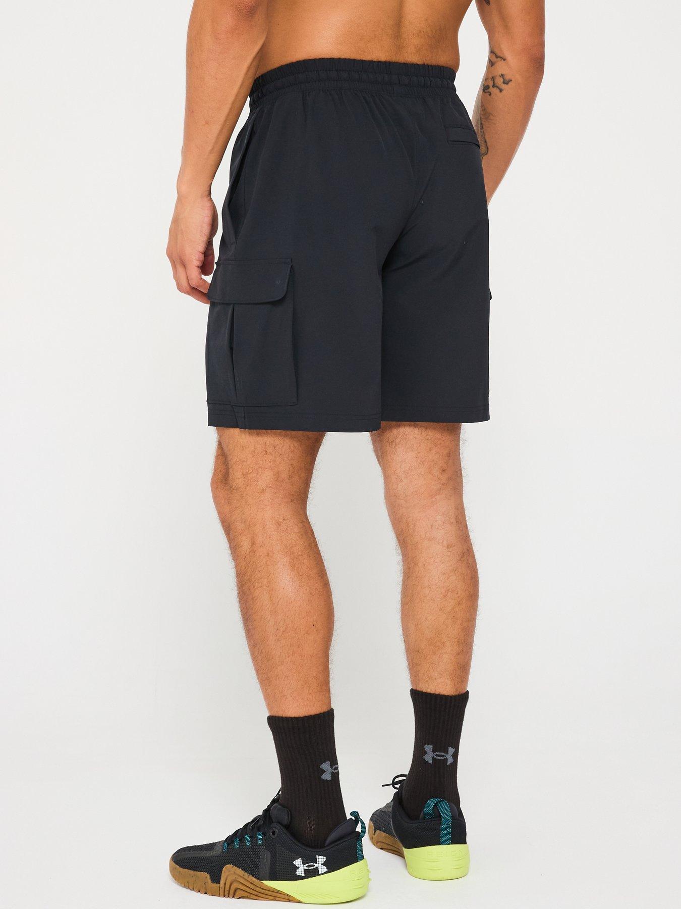 Image 2 of 4 of UNDER ARMOUR Men's Training Vibe Woven Cargo Shorts - Black