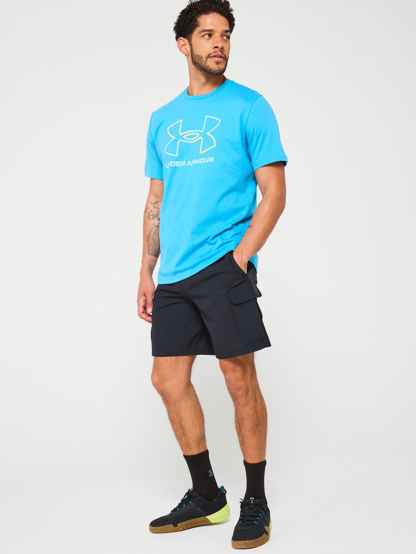 Image 3 of 4 of UNDER ARMOUR Men's Training Vibe Woven Cargo Shorts - Black