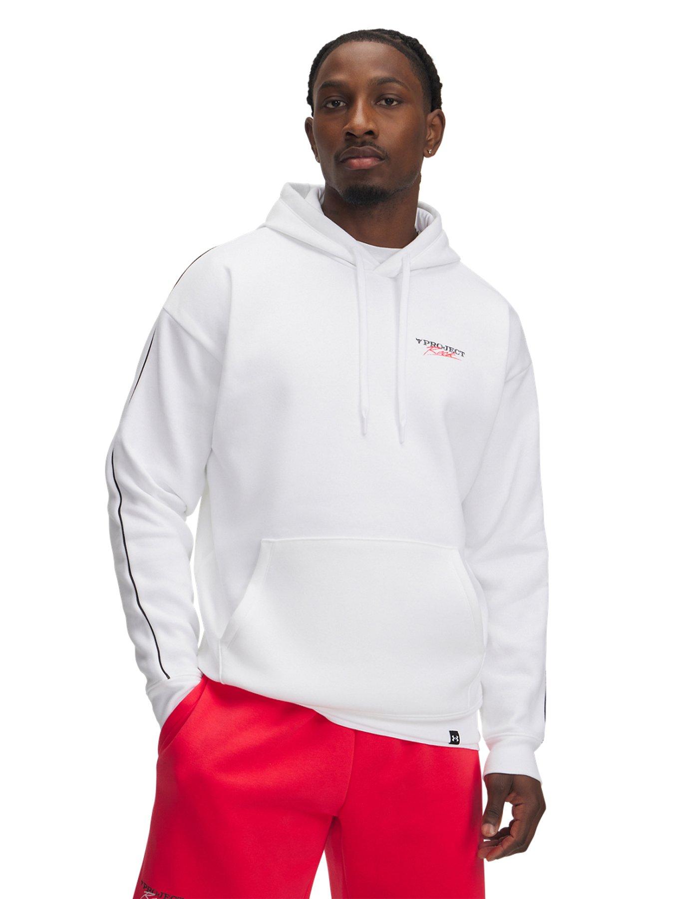 undefined Men's Training Project Rock Icon Fleece Hoodie - White