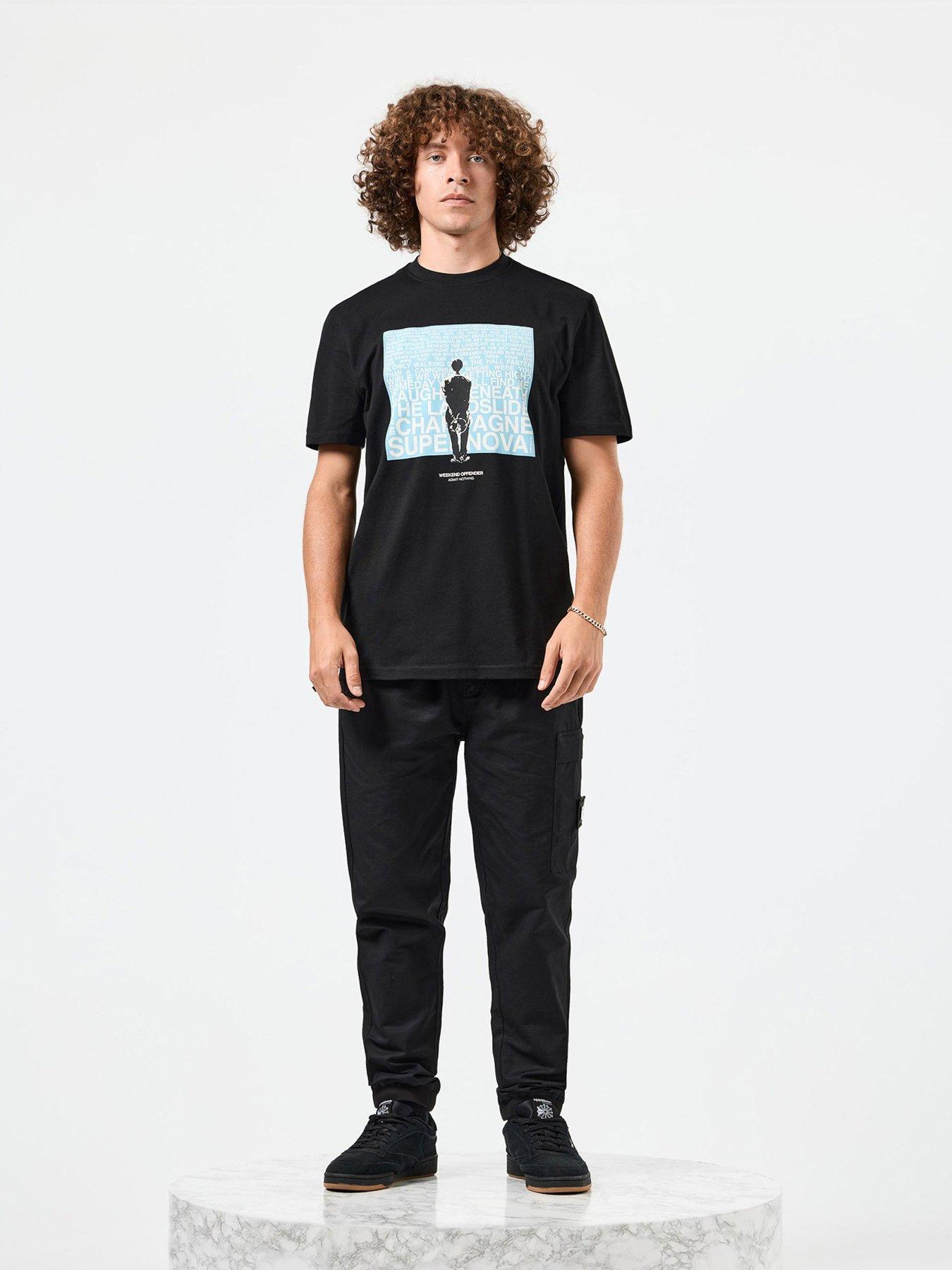 Image 1 of 6 of Weekend Offender Supernova Music Graphic T-Shirt - Black