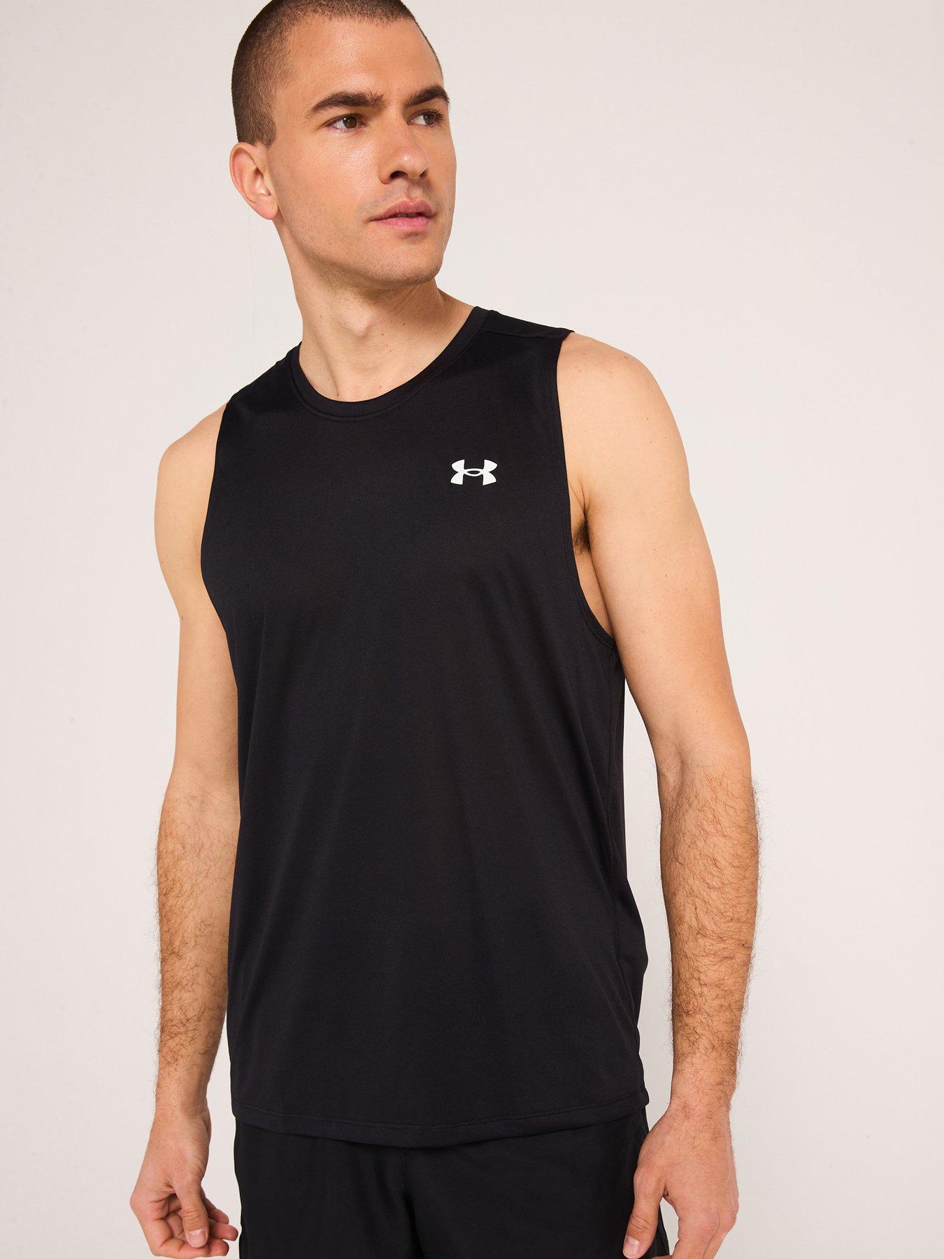 undefined Mens Training Tech Tank - Black