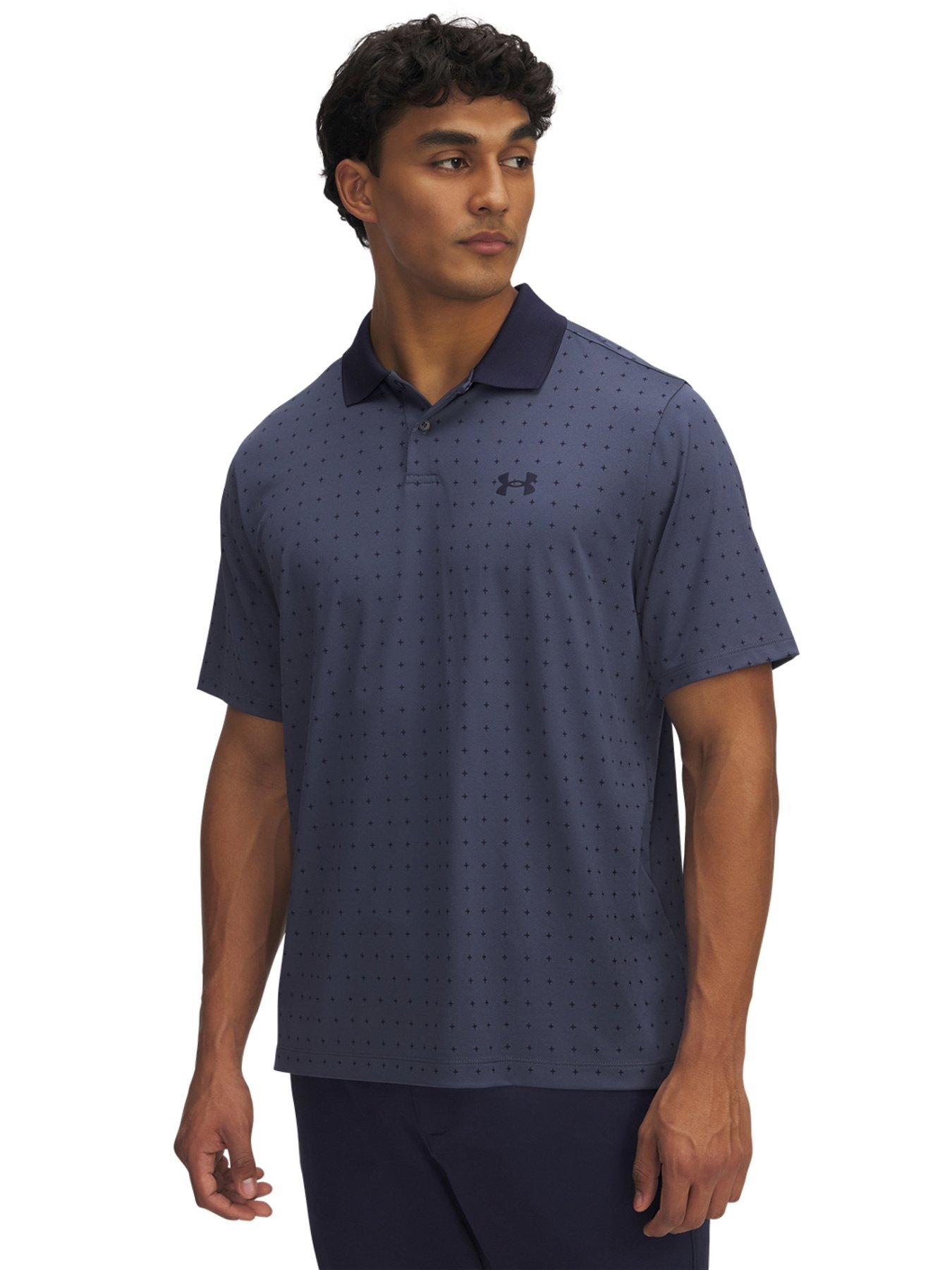 undefined Men's Golf Matchplay Printed Polo - Grey