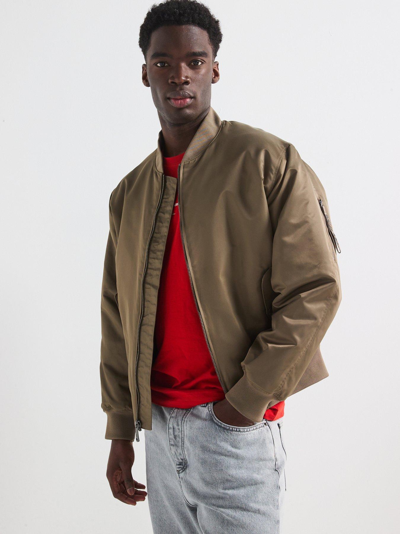 undefined Ls Jeans Hero Bomber Bomber Jacket - Light Beige