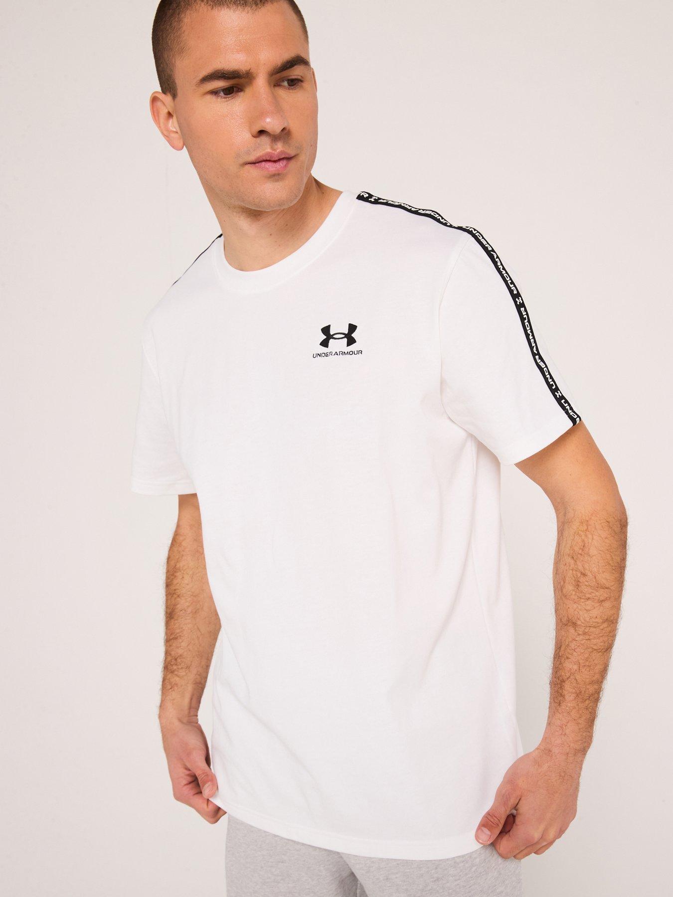undefined Mens Training Icon Heavyweight Taping T-Shirt - White