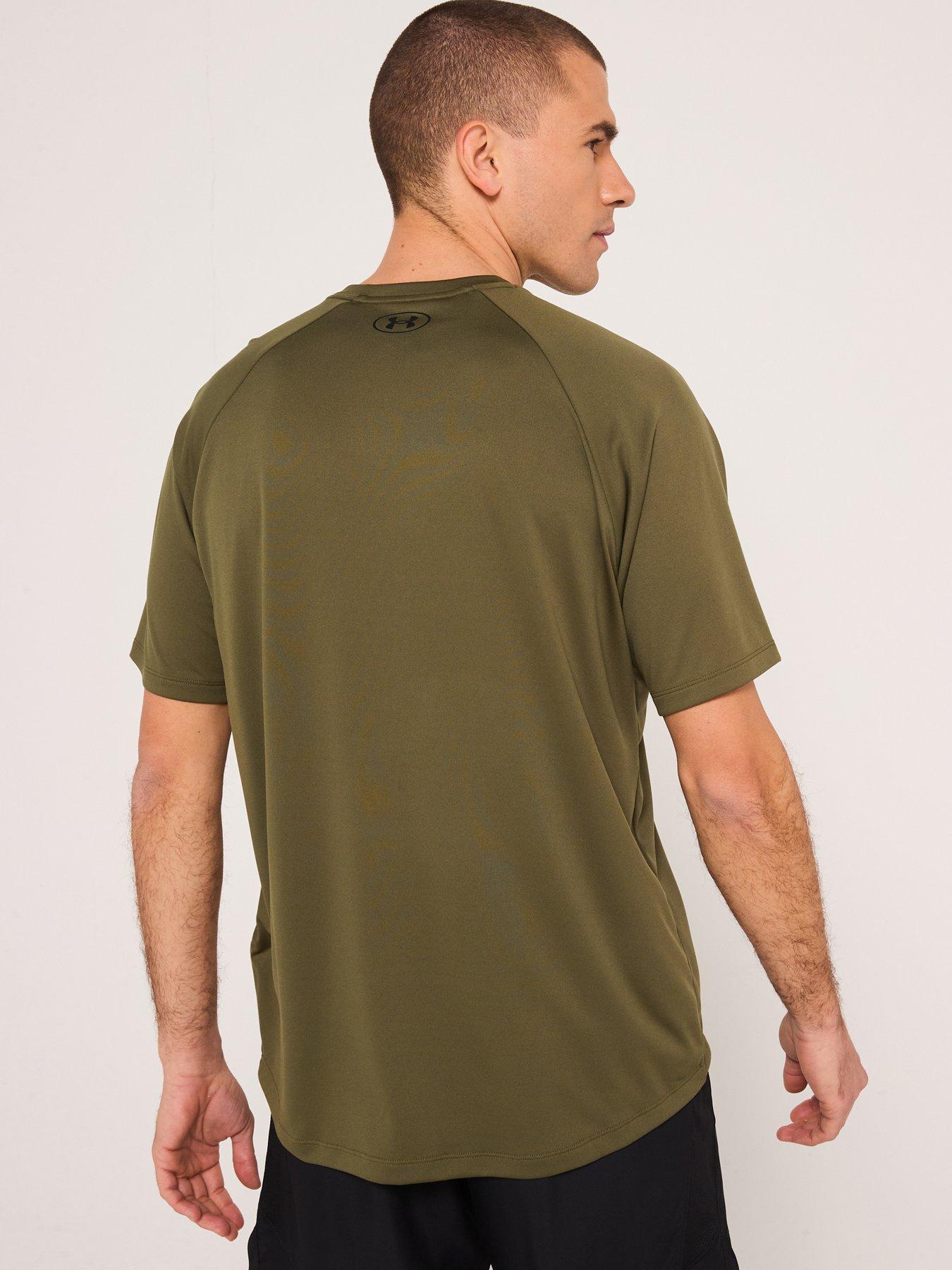 Image 2 of 6 of UNDER ARMOUR Men's Training Tech Print Fill T-Shirt - Green